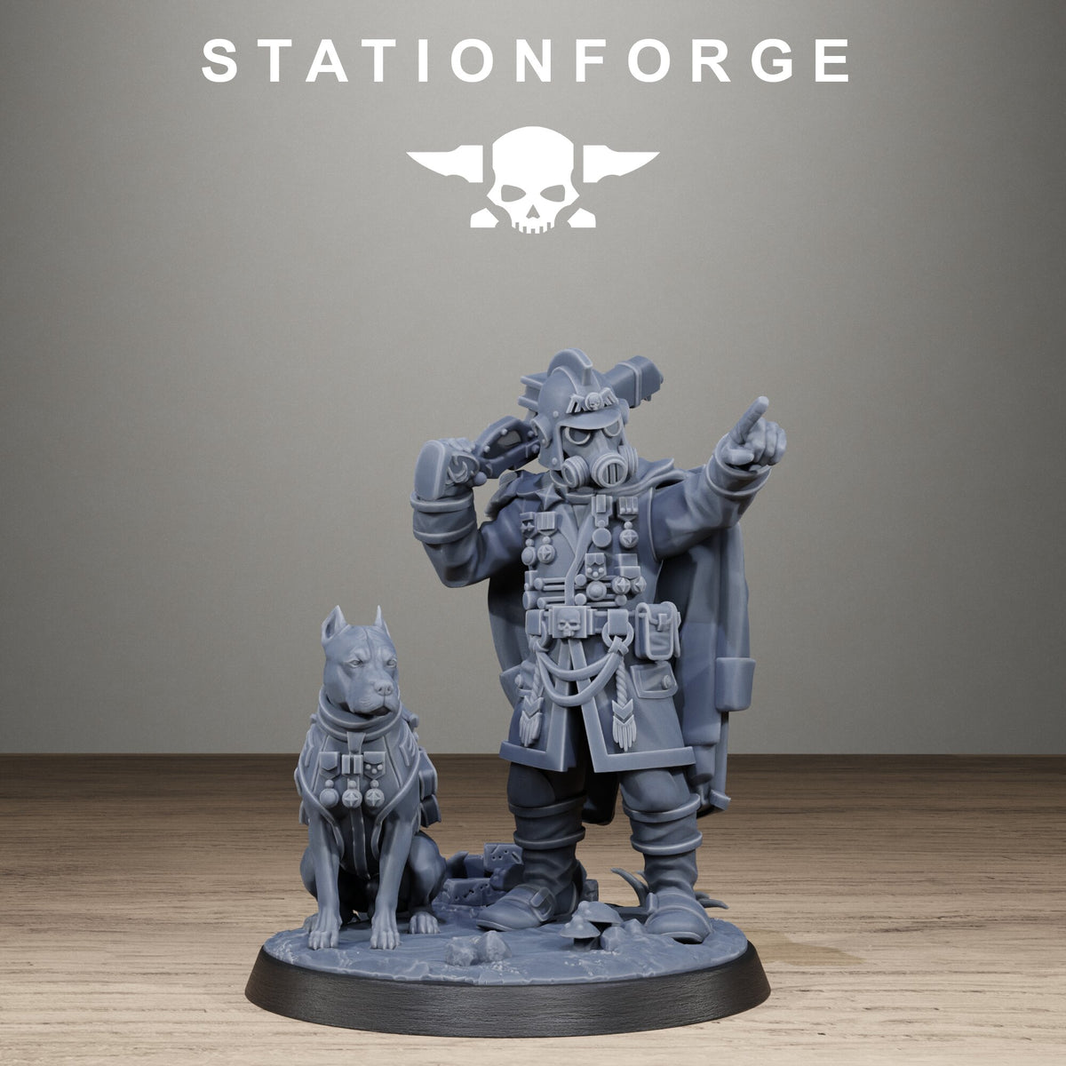 3D Printed GrimGuard Honored Commanders by StationForge Miniatures