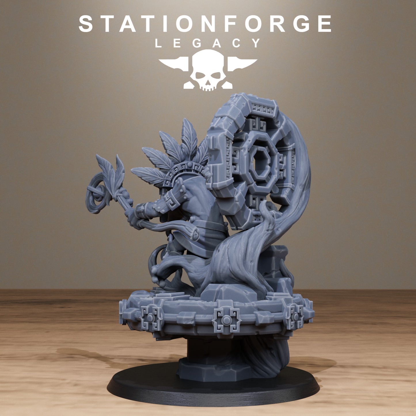 3D Printed Bogkin Swamp Shaman by StationForge Miniatures