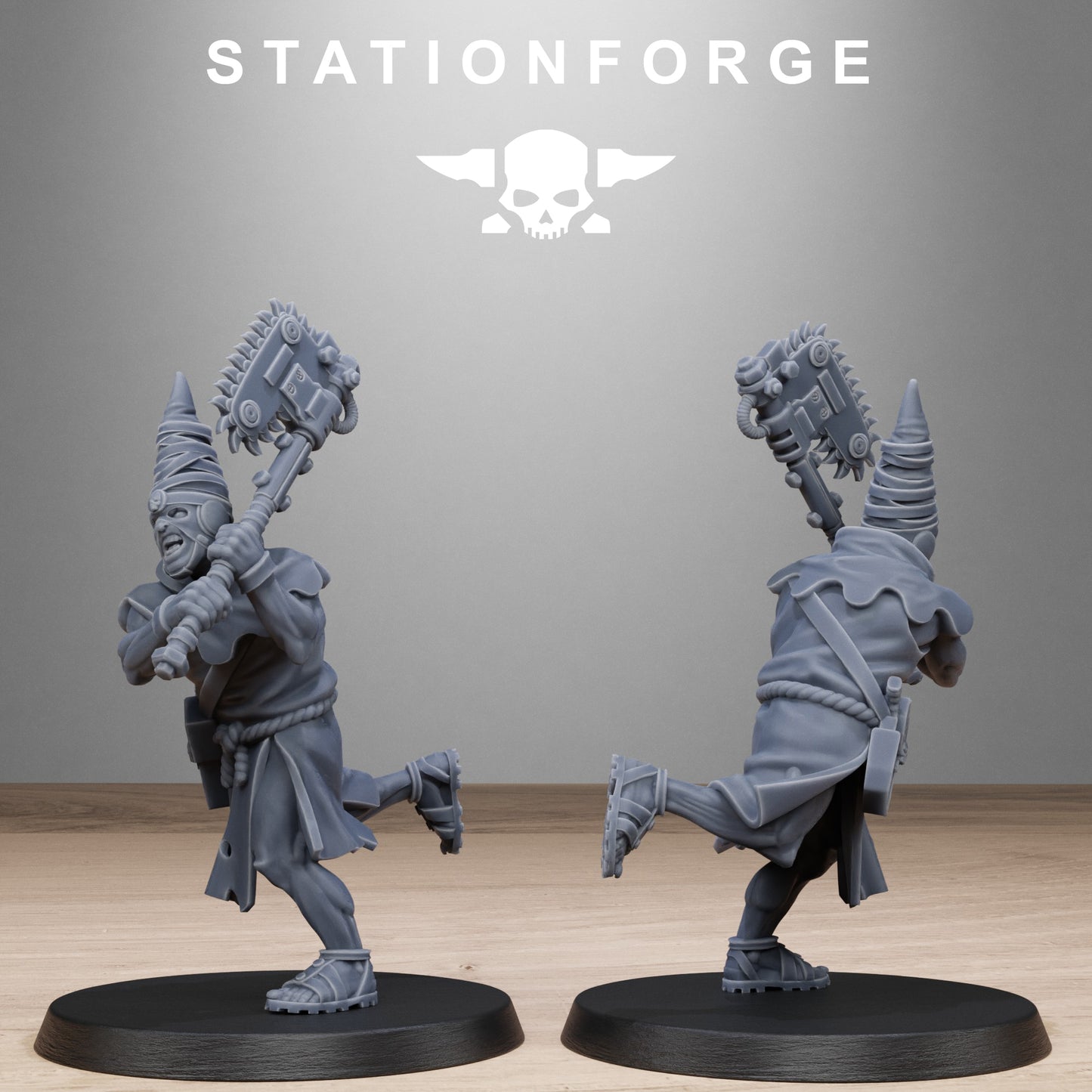 3D Printed GrimCorp Firers by StationForge Miniatures
