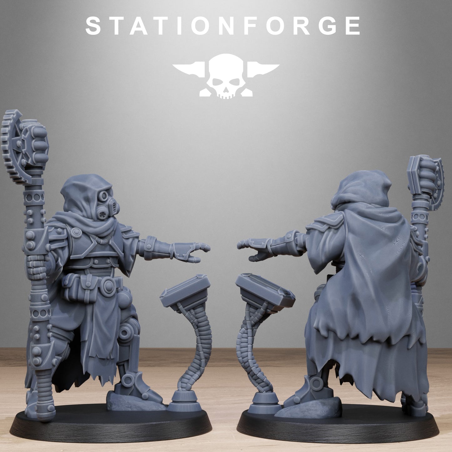 3D Printed Scavenger Tech Magicians x10 by StationForge Miniatures