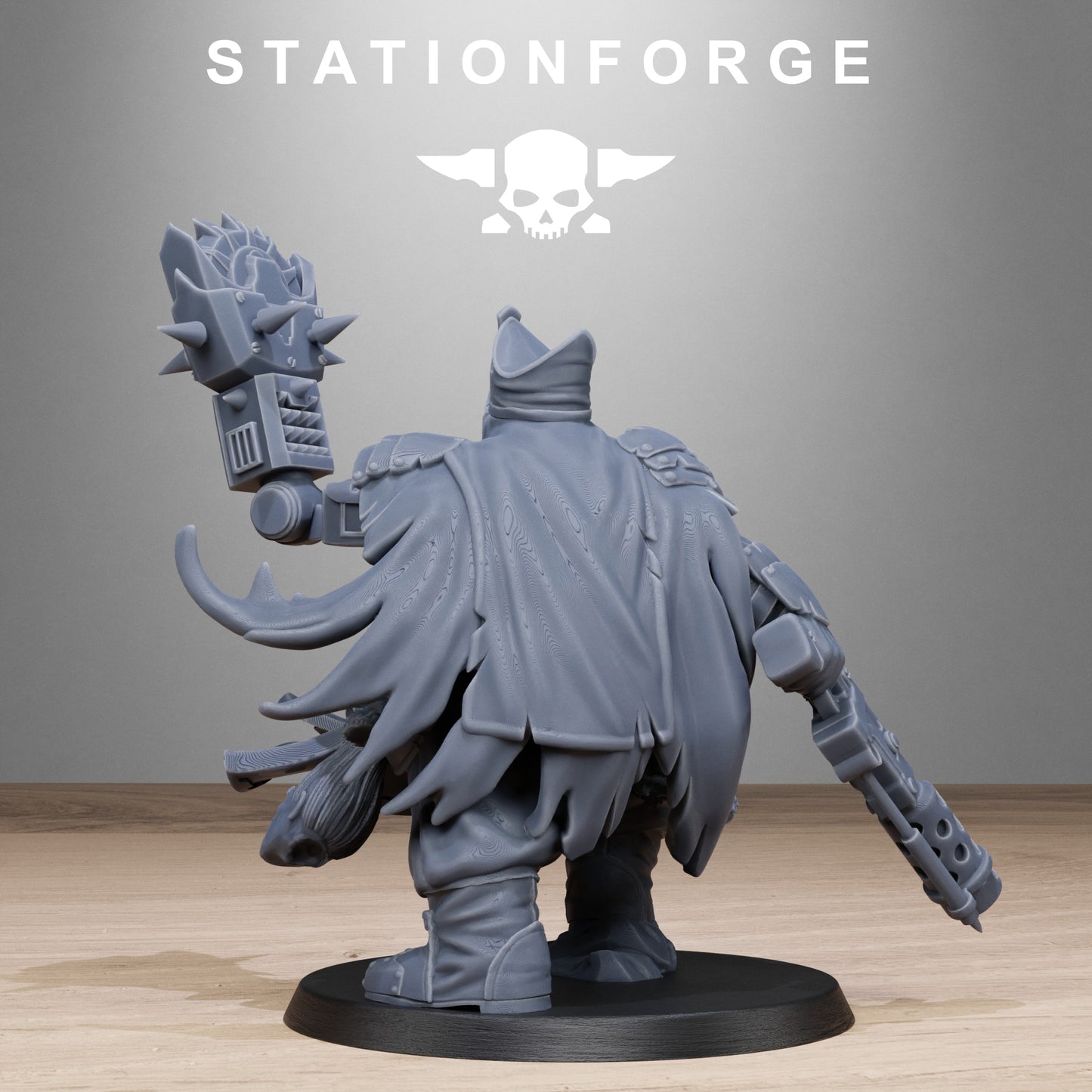 3D Printed Corrupted Guard Unholy Priest by StationForge Miniatures