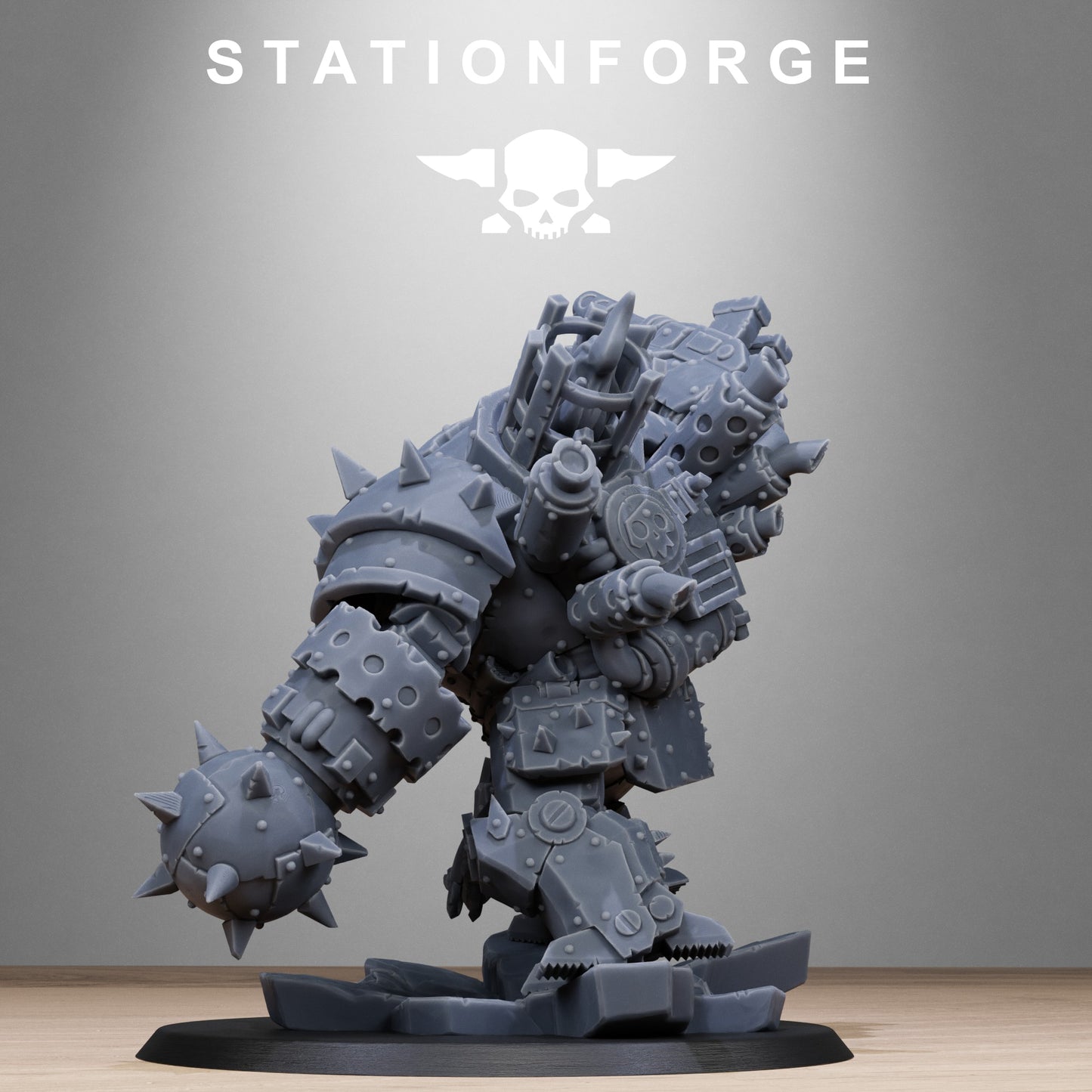 3D Printed Orkaz Metjaw Boss by StationForge Miniatures