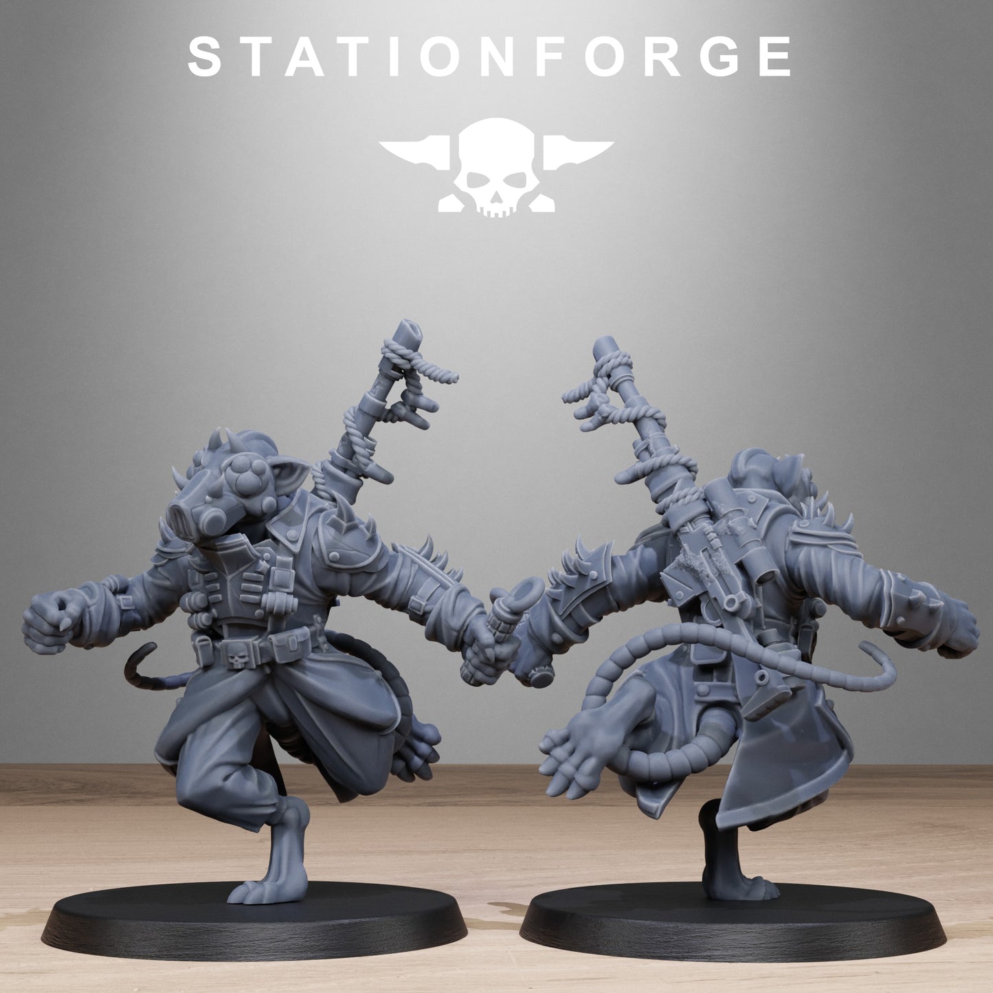 3D Printed Corrupted Guard Raticus by StationForge Miniatures