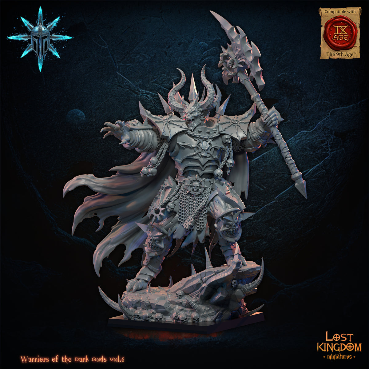 3D Printed Dark Prince by Lost Kingdom Miniatures
