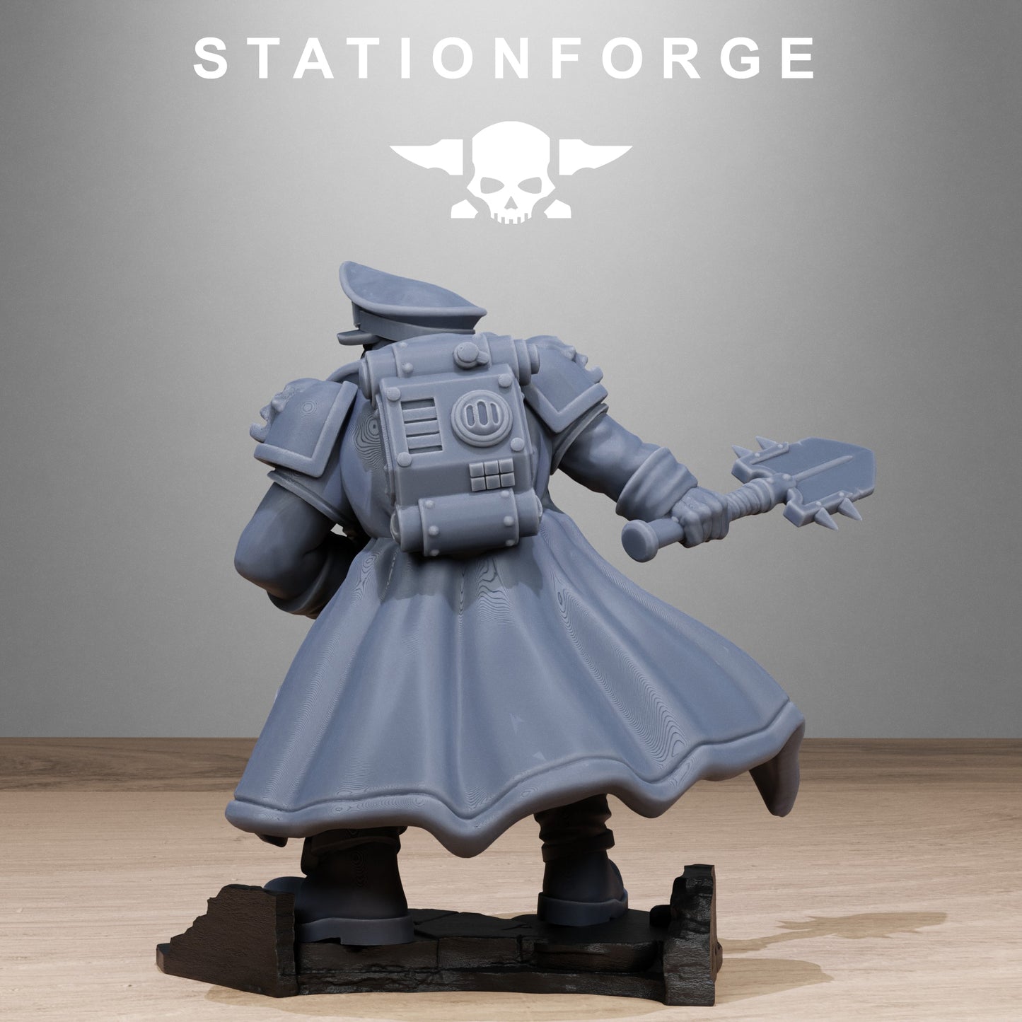 3D Printed GrimGuard Lieutenants by StationForge Miniatures