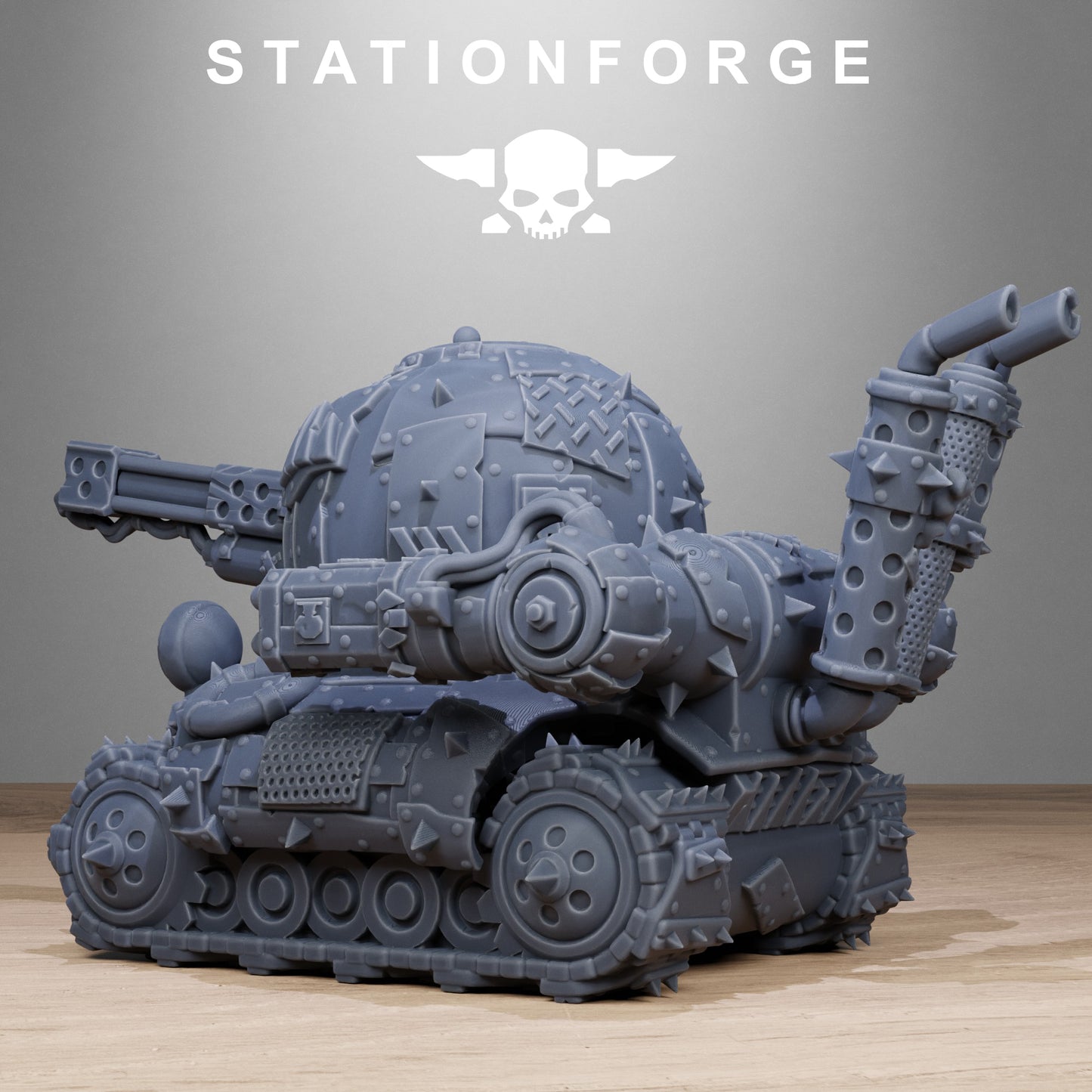 3D Printed Orkaz Mini Tank by StationForge Miniatures