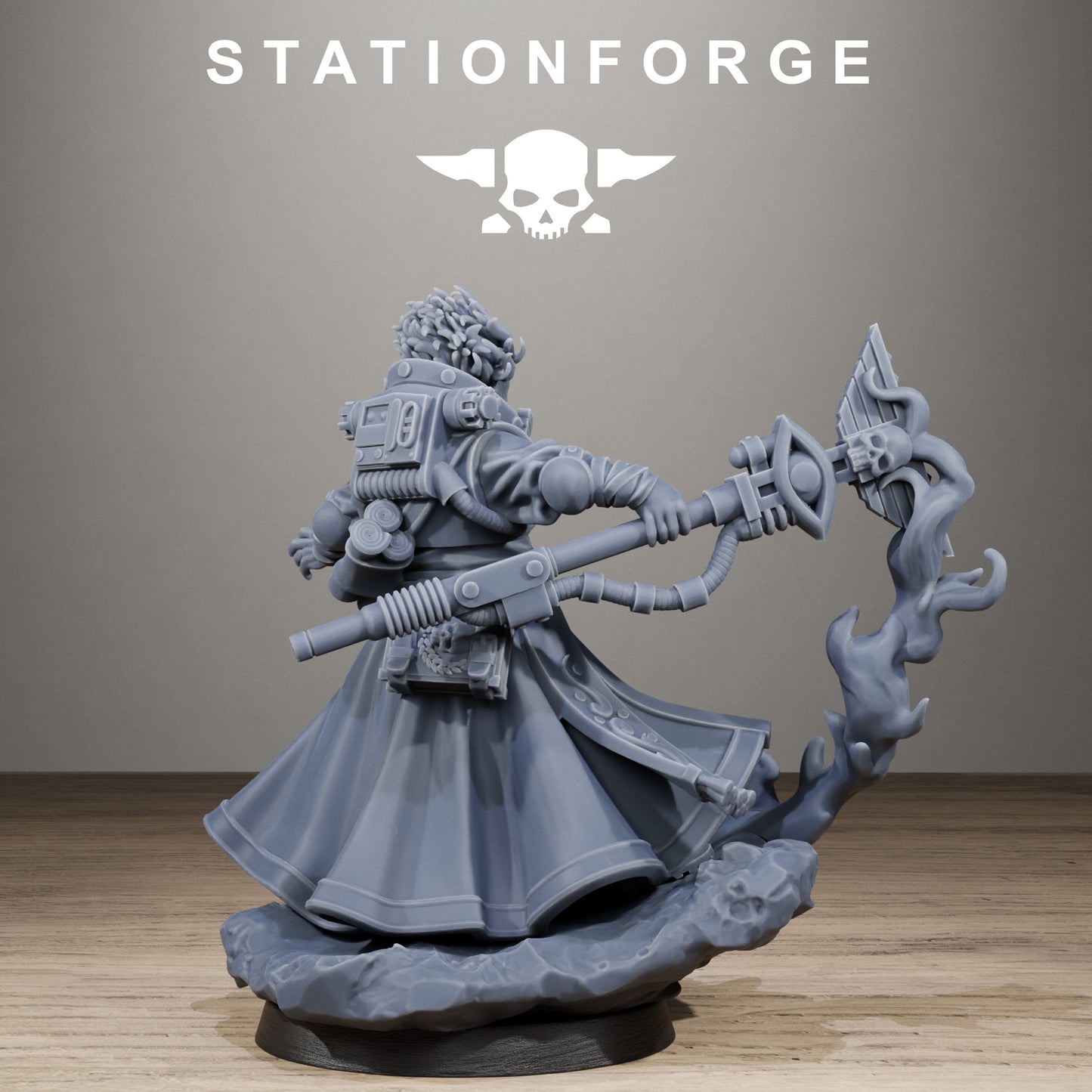 3D Printed GrimCorp Seer by StationForge Miniatures