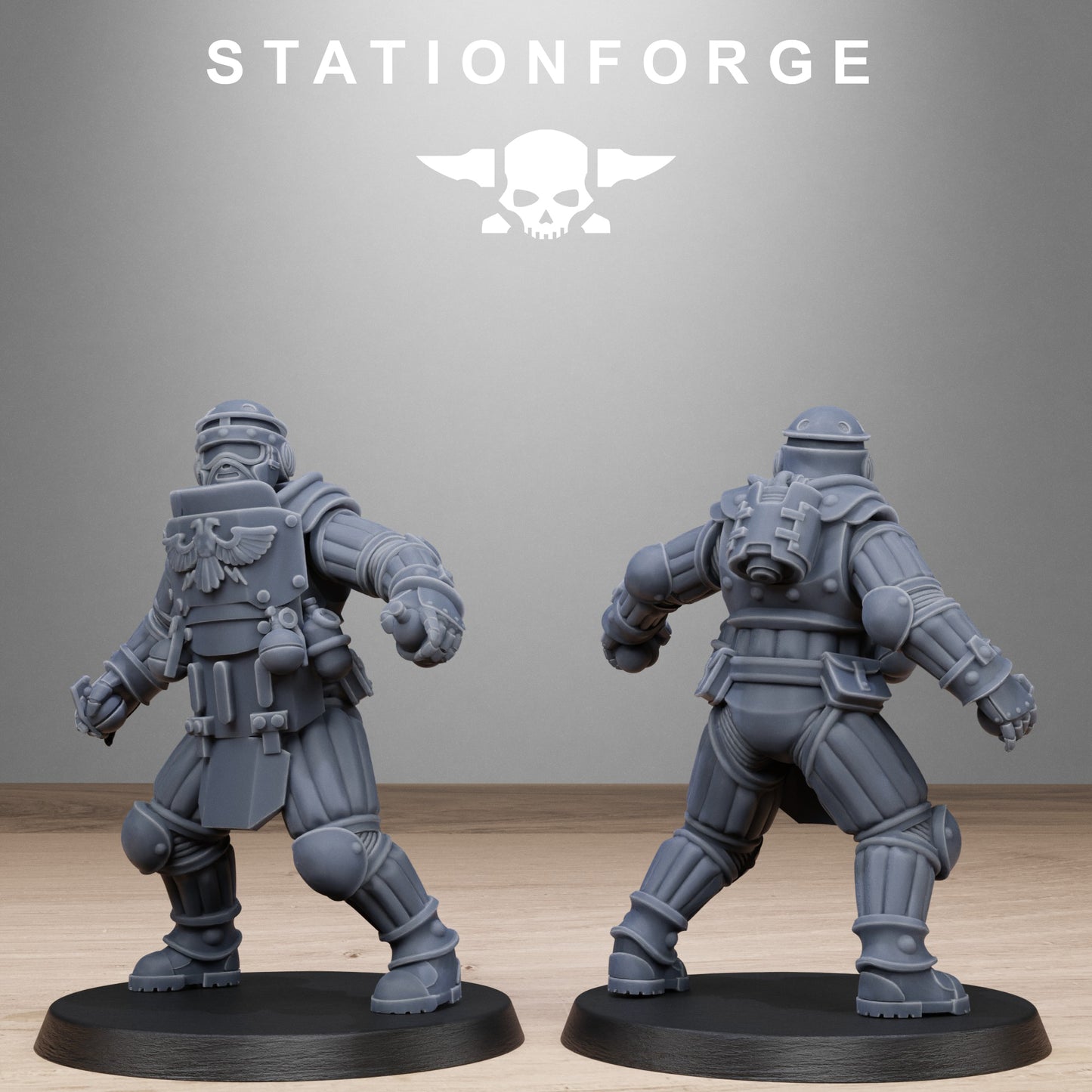 3D Printed GrimCorp Voidliners by StationForge Miniatures