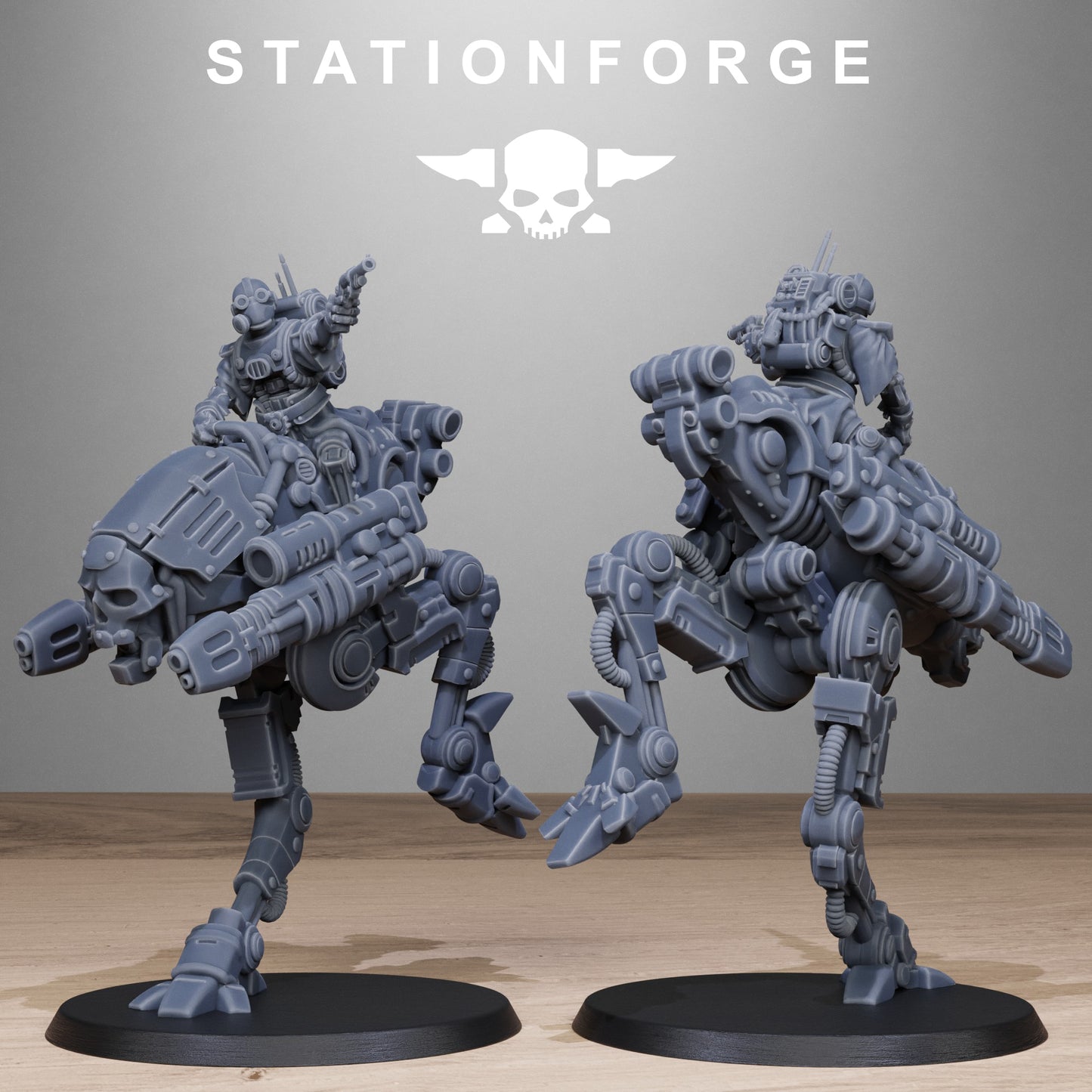 3D Printed Scavenger Shadow Walkers by StationForge Miniatures