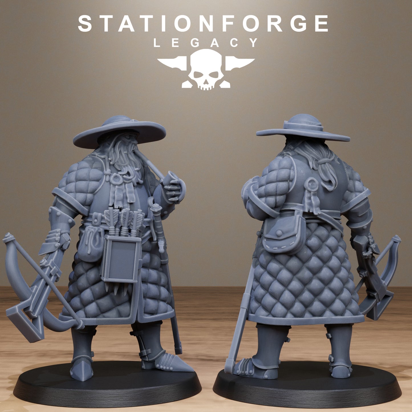 3D Printed Thorncrest Witch Hunters by StationForge Miniatures