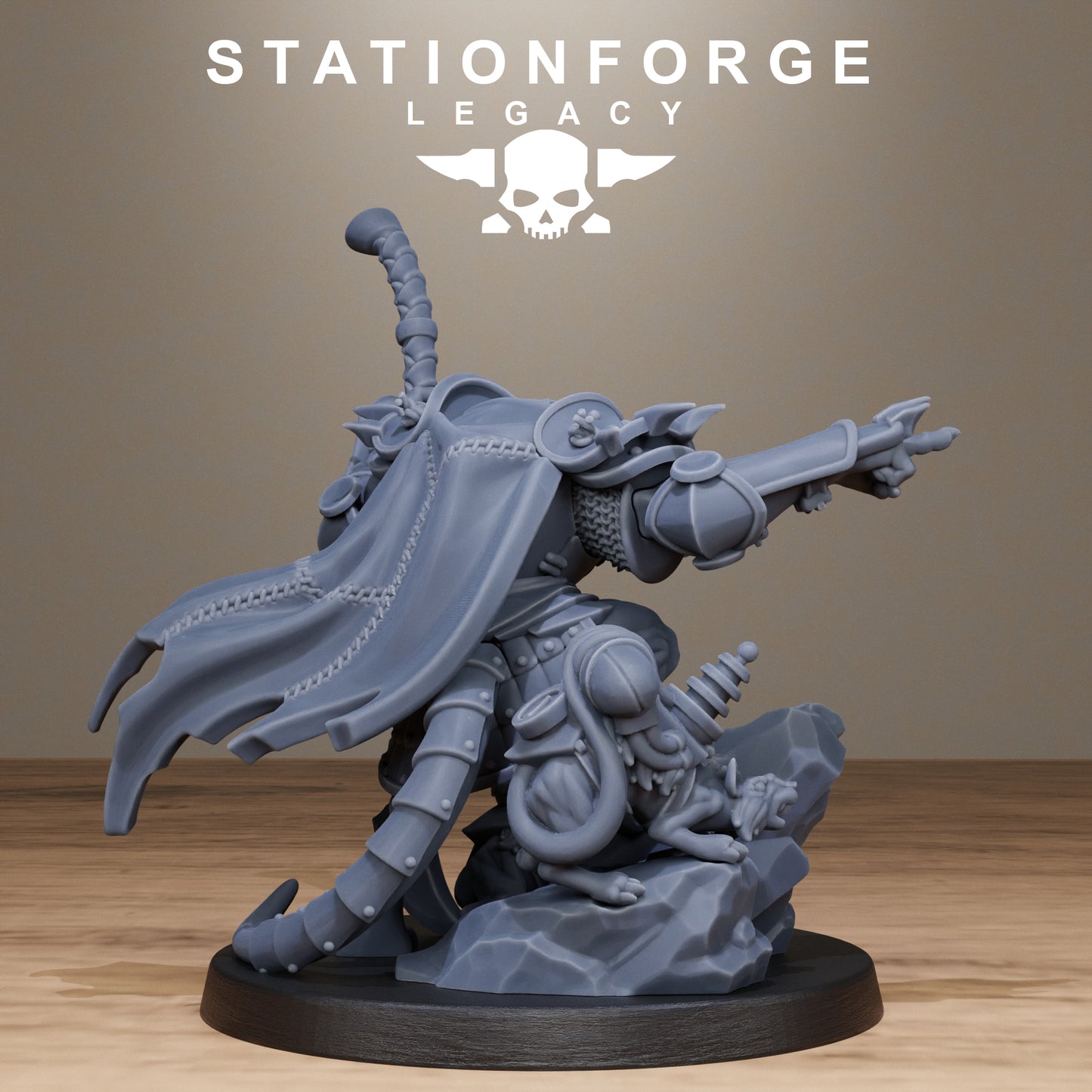 3D Printed Rotfang Master by StationForge Legacy Miniatures