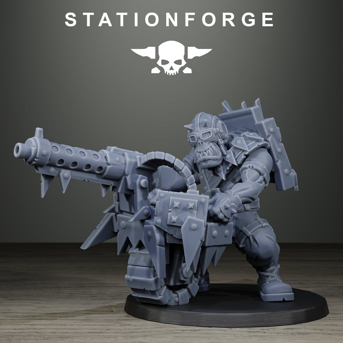 3D Printed Orkaz Scrappers by StationForge Miniatures