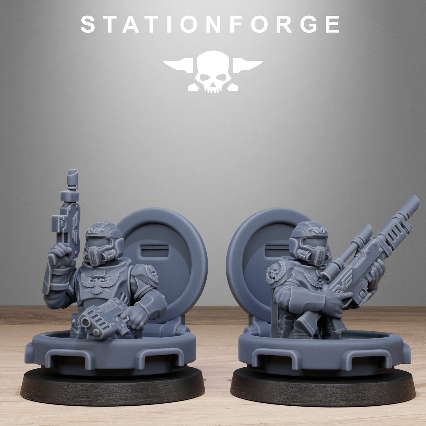 3D Printed Tank Commanders by Stationforge Miniatures