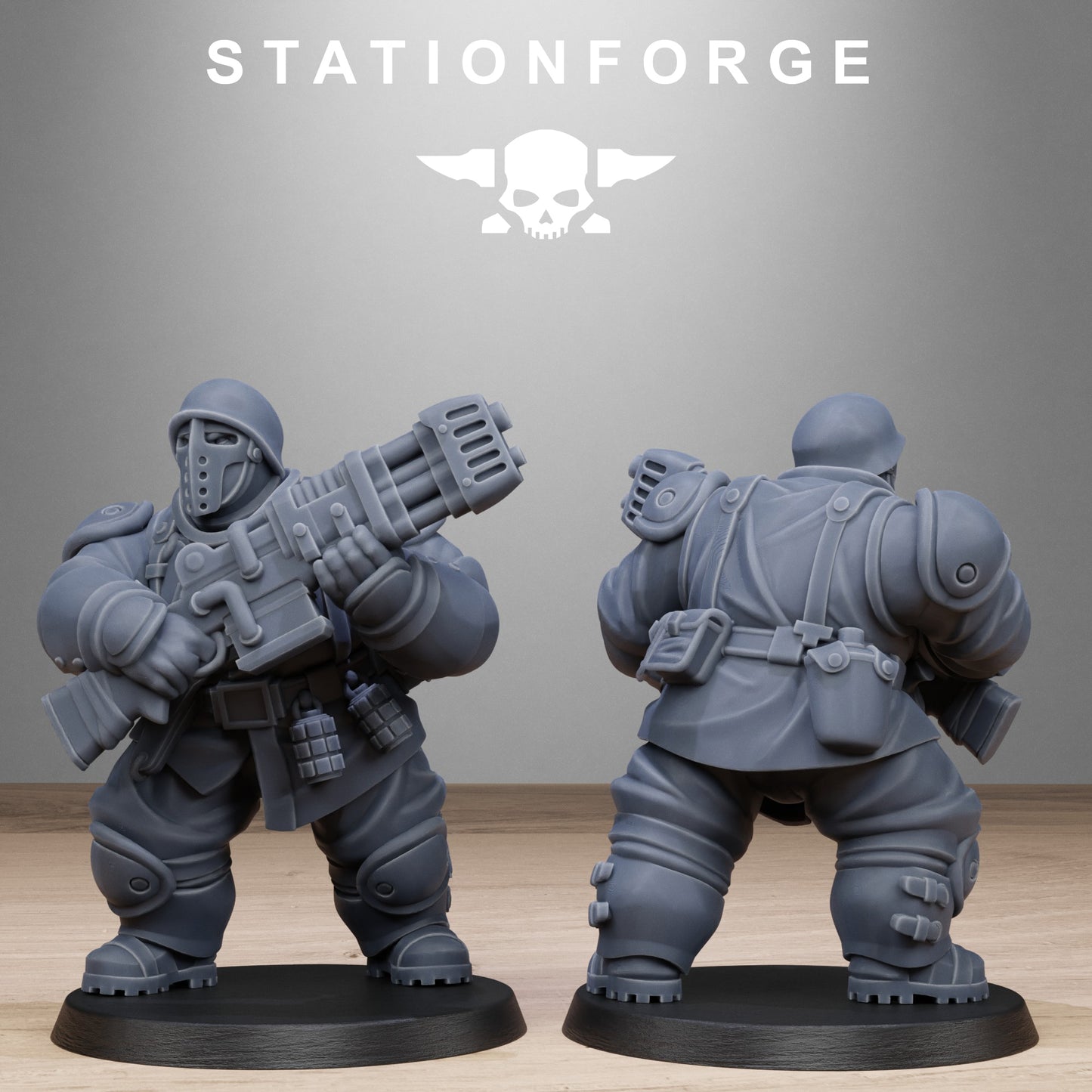 3D Printed FreeGuard Armored Mutants by StationForge Miniatures