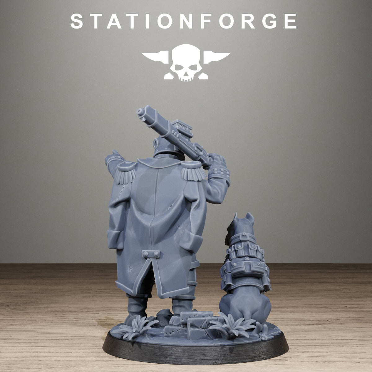 3D Printed GrimGuard Honored Commanders by StationForge Miniatures