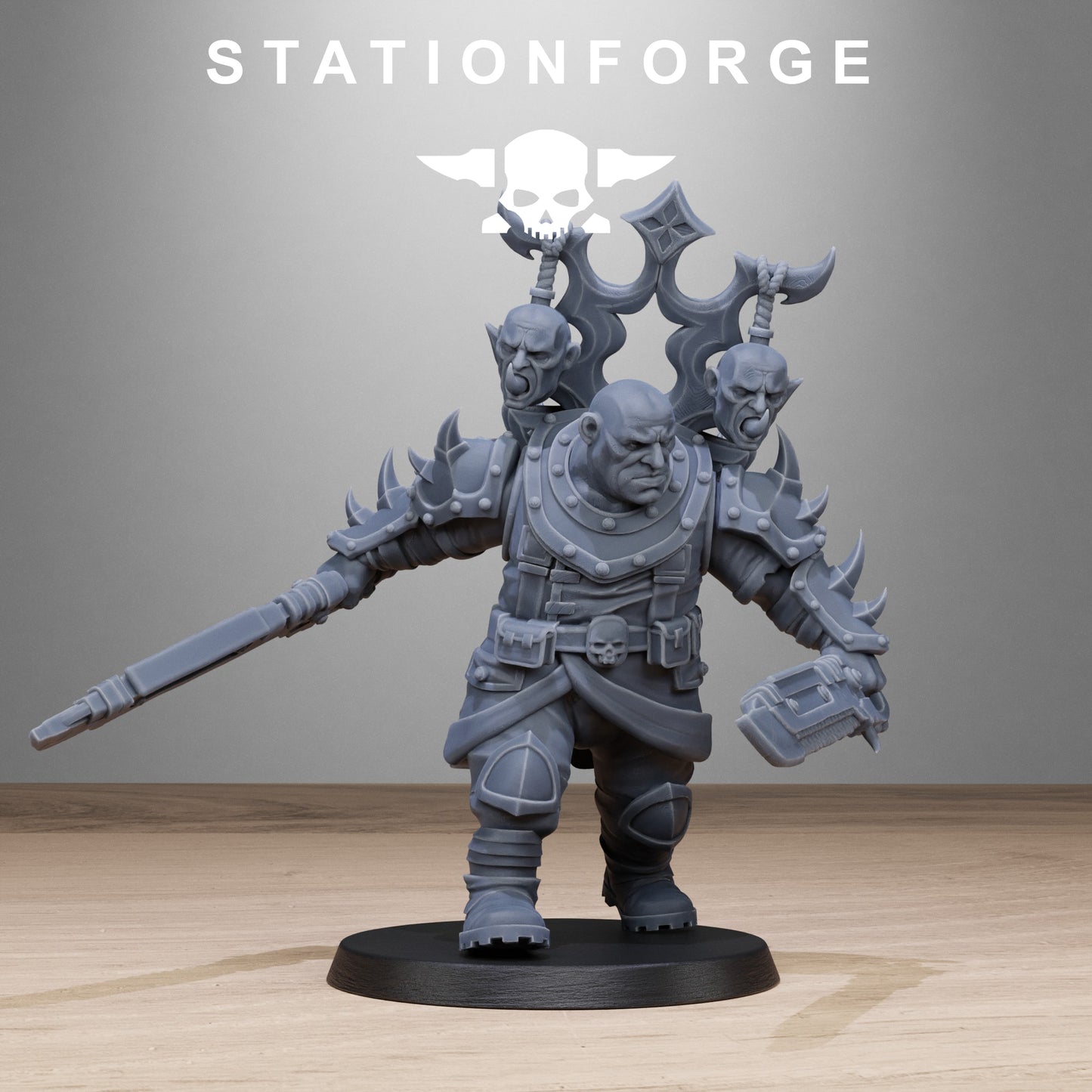 3D Printed Corrupted Guard Ogres by StationForge Miniatures