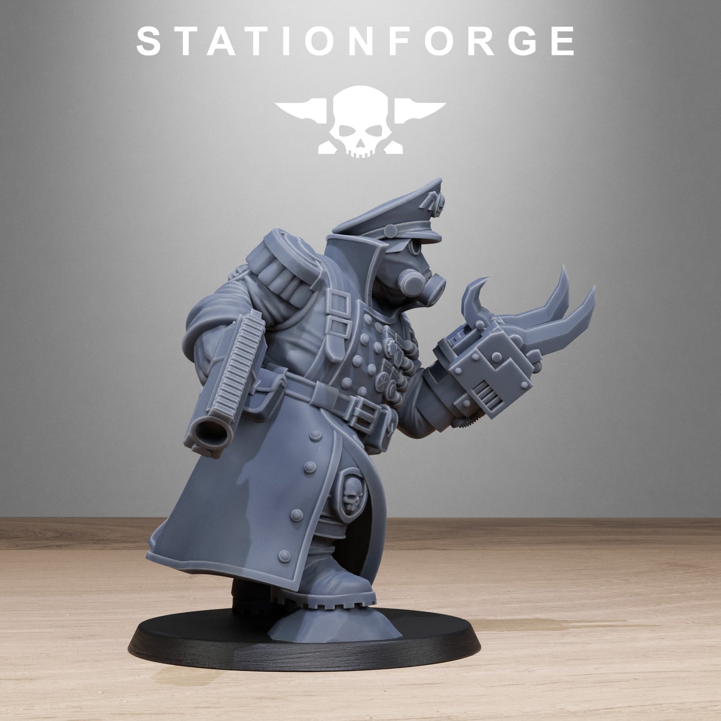 3D Printed FreeGuard Mutant Officer by StationForge Miniatures