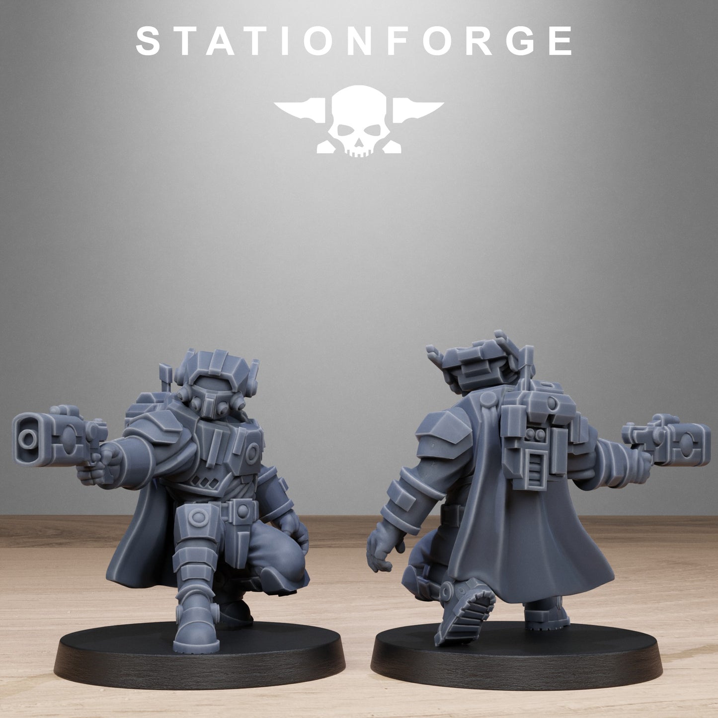 3D Printed Tarion PIstoleers by StationForge Miniatures