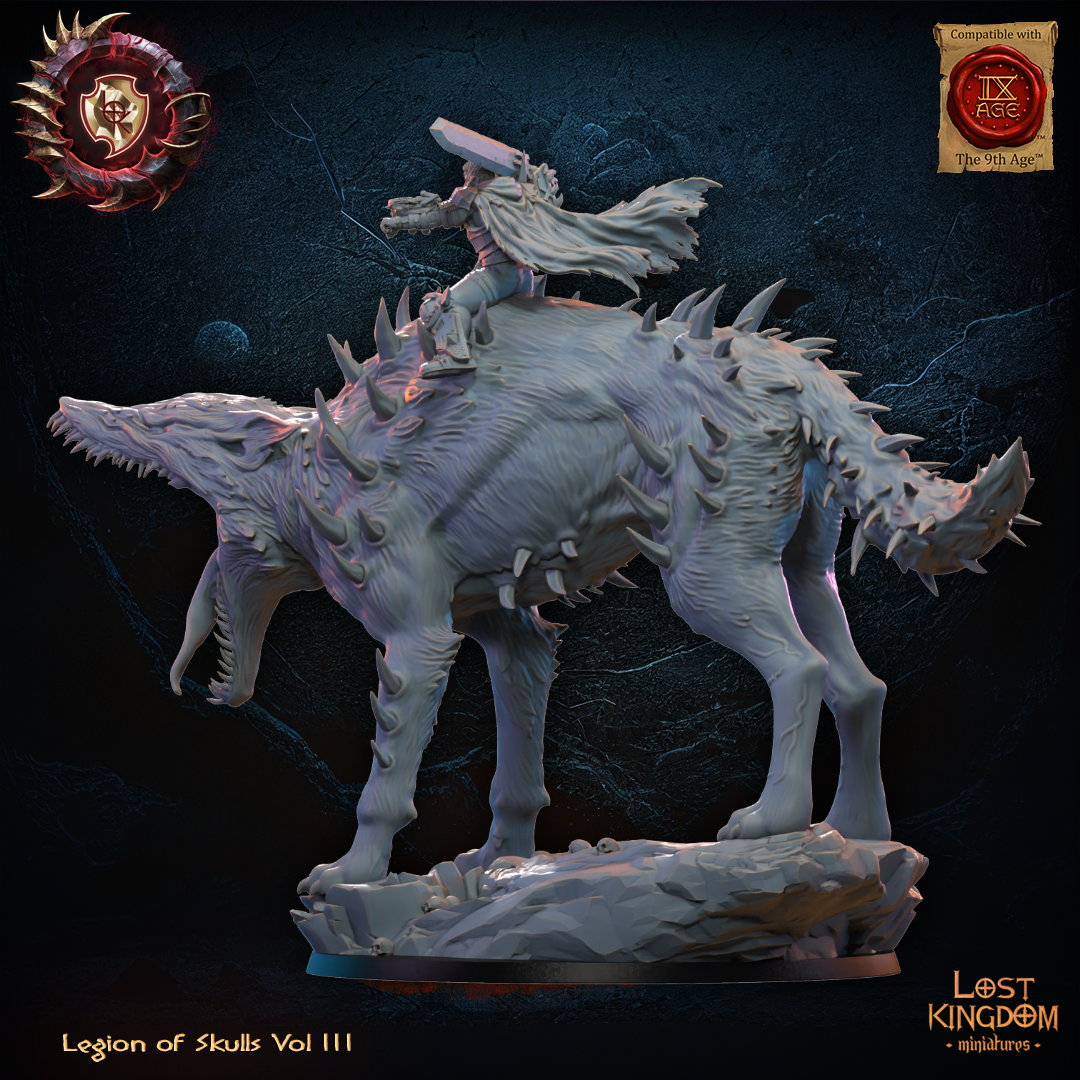 3D Printed Gôts, the Berserker on Wrath Spawn by Lost Kingdom Miniatures