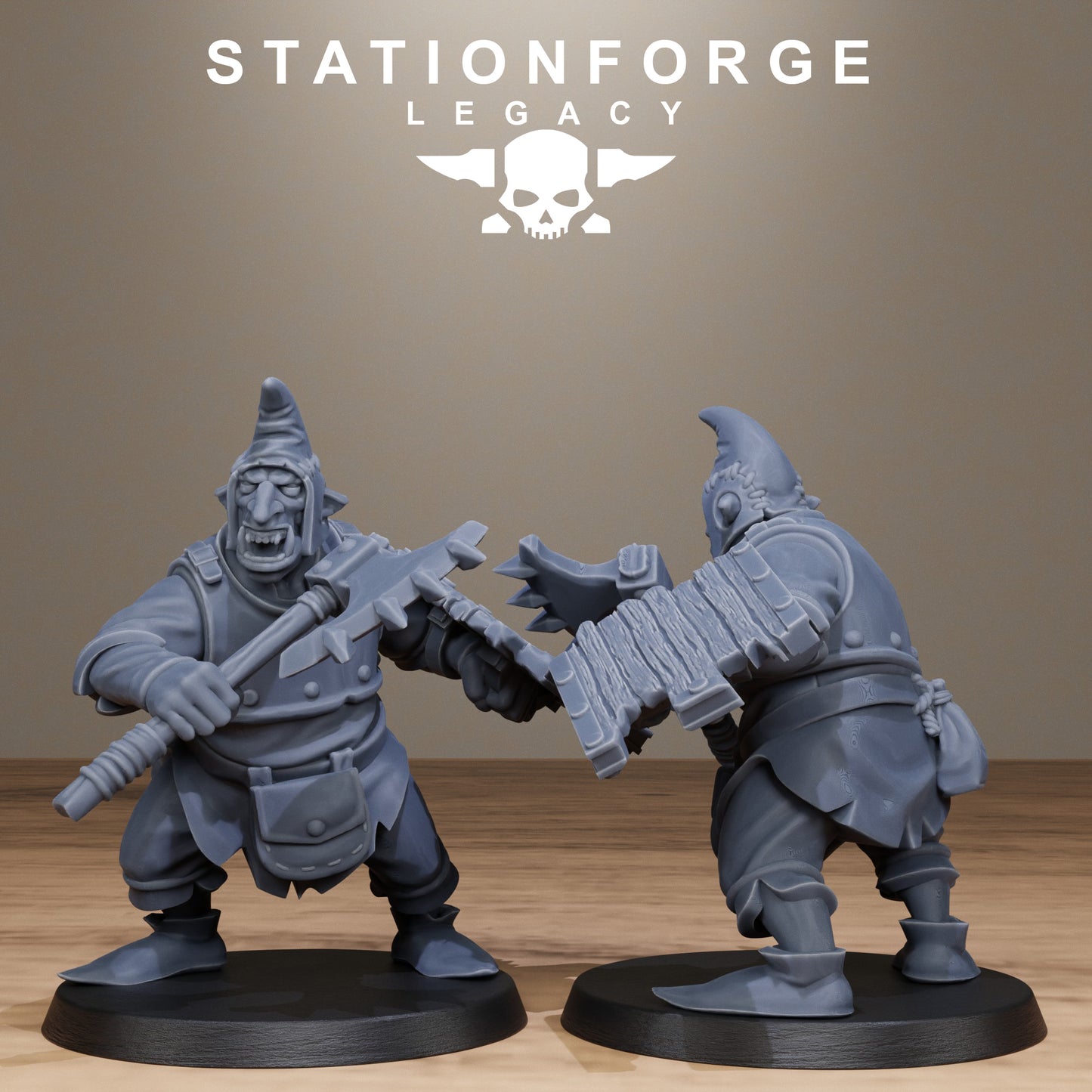 3D Printed Chaosvale Hobgoblins by StationForge Legacy Miniatures
