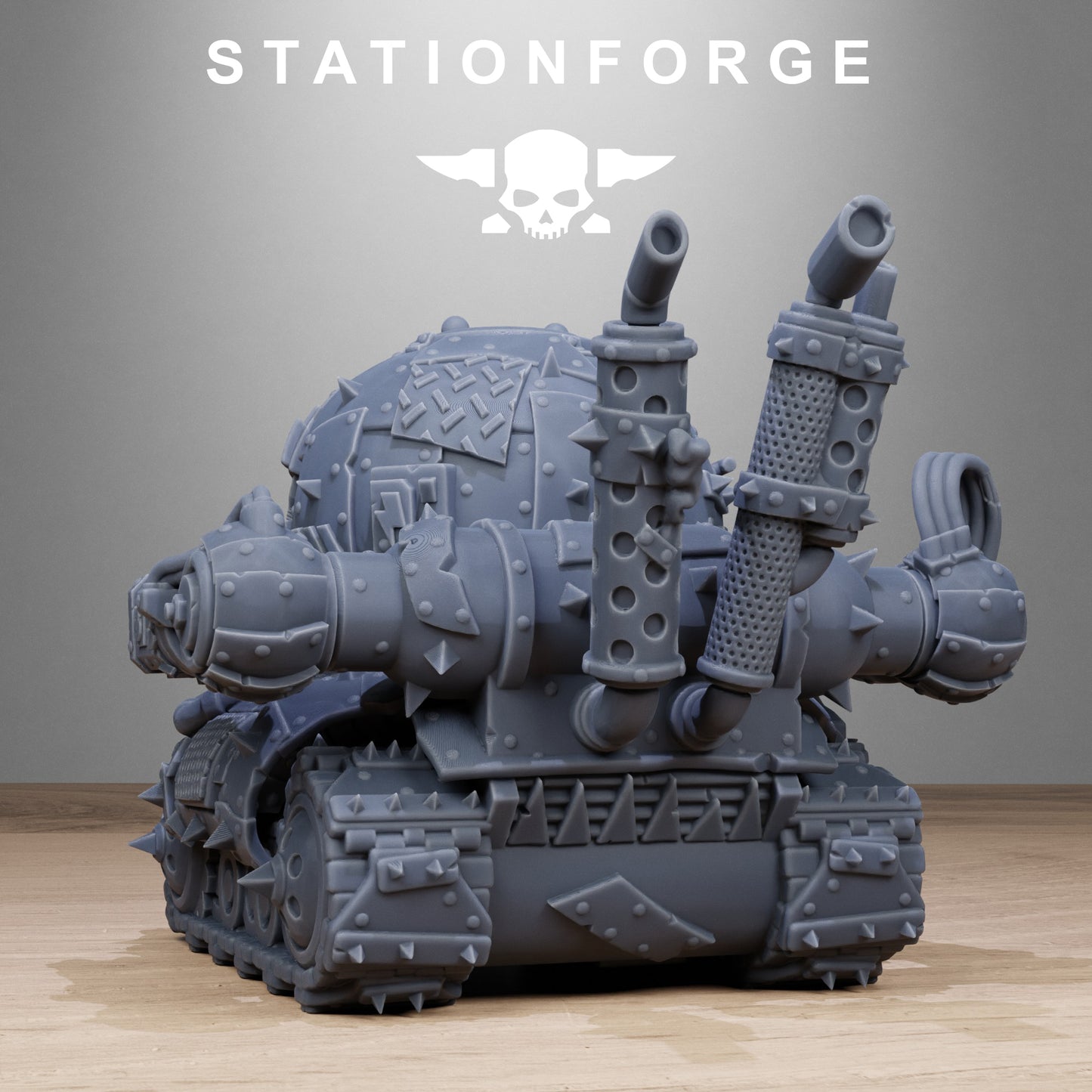 3D Printed Orkaz Mini Tank by StationForge Miniatures
