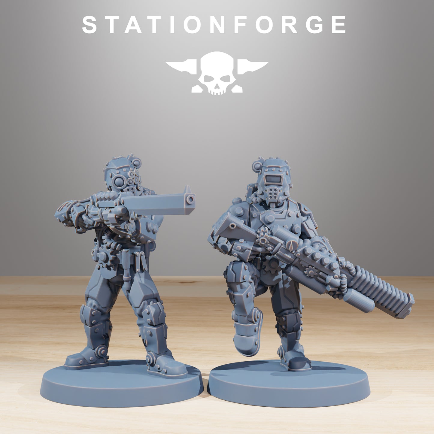 3D Printed Scavenger Security Patrol by StationForge Miniatures