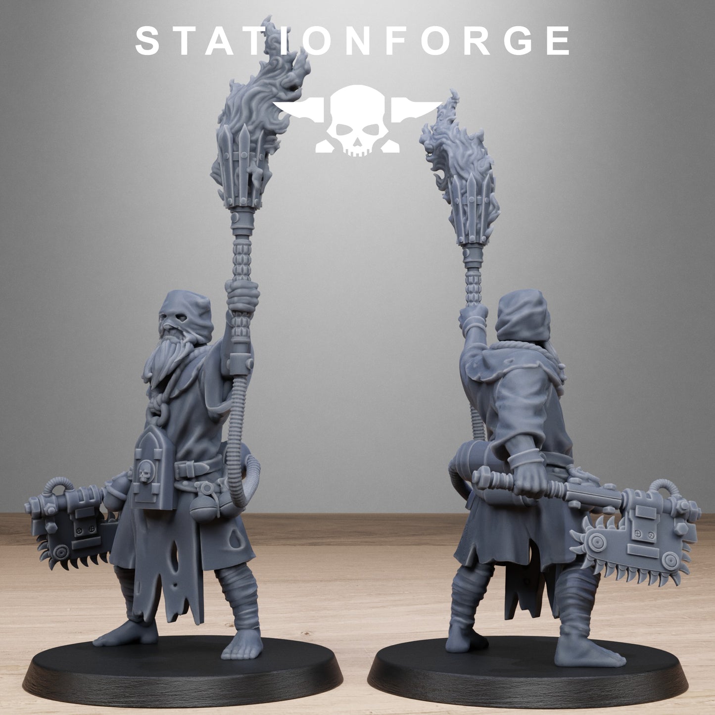 3D Printed GrimCorp Firers by StationForge Miniatures