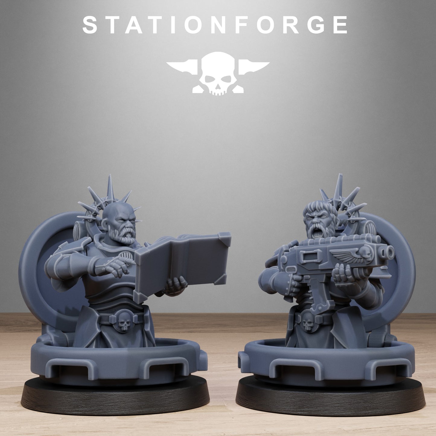 3D Printed Tank Commanders by Stationforge Miniatures
