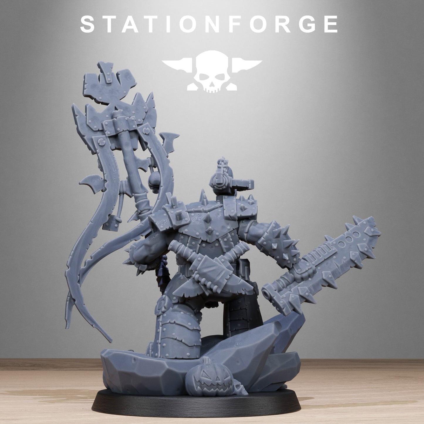 3D Printed Orkaz Boo Basher by StationForge Miniatures