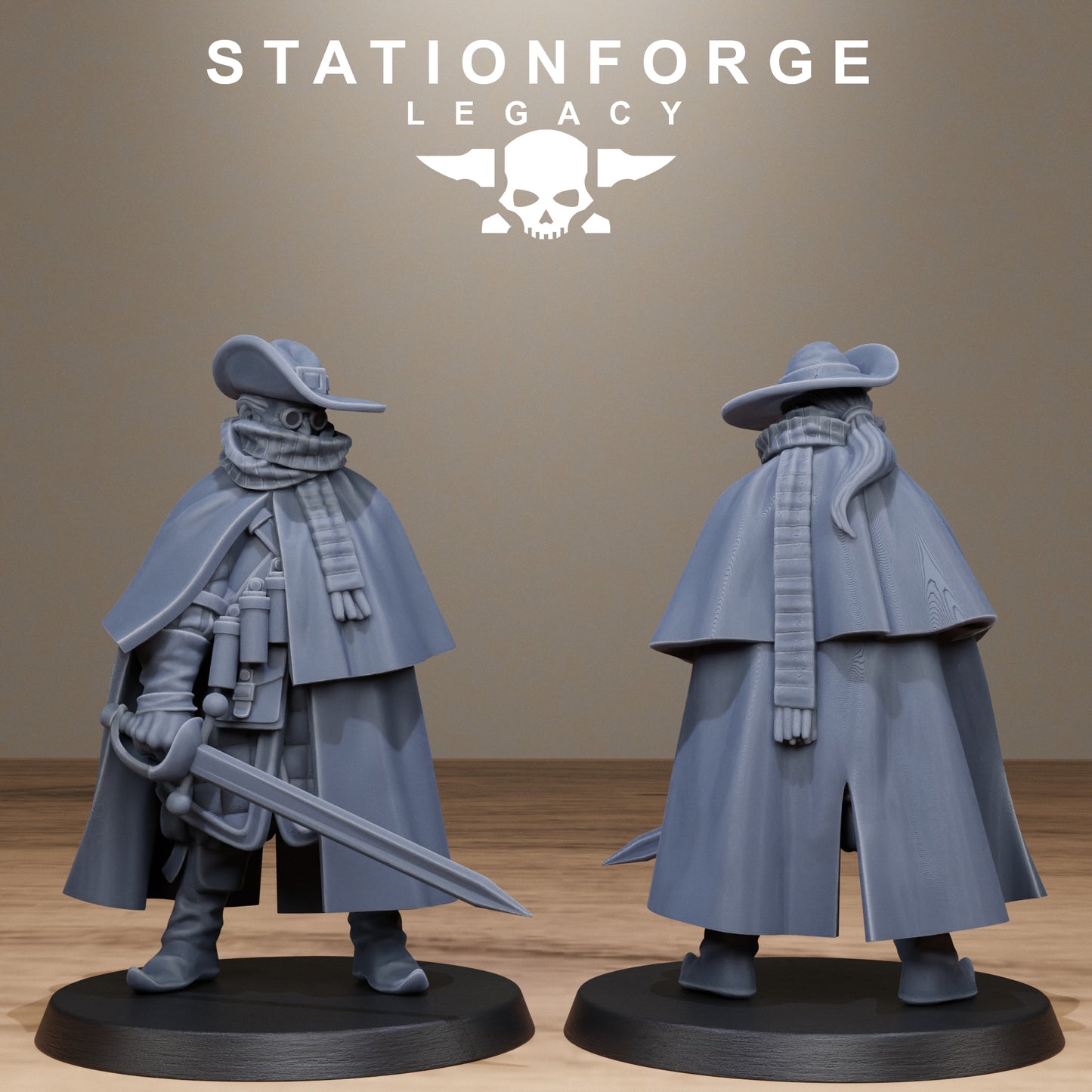 3D Printed Thorncrest Witch Hunters by StationForge Miniatures