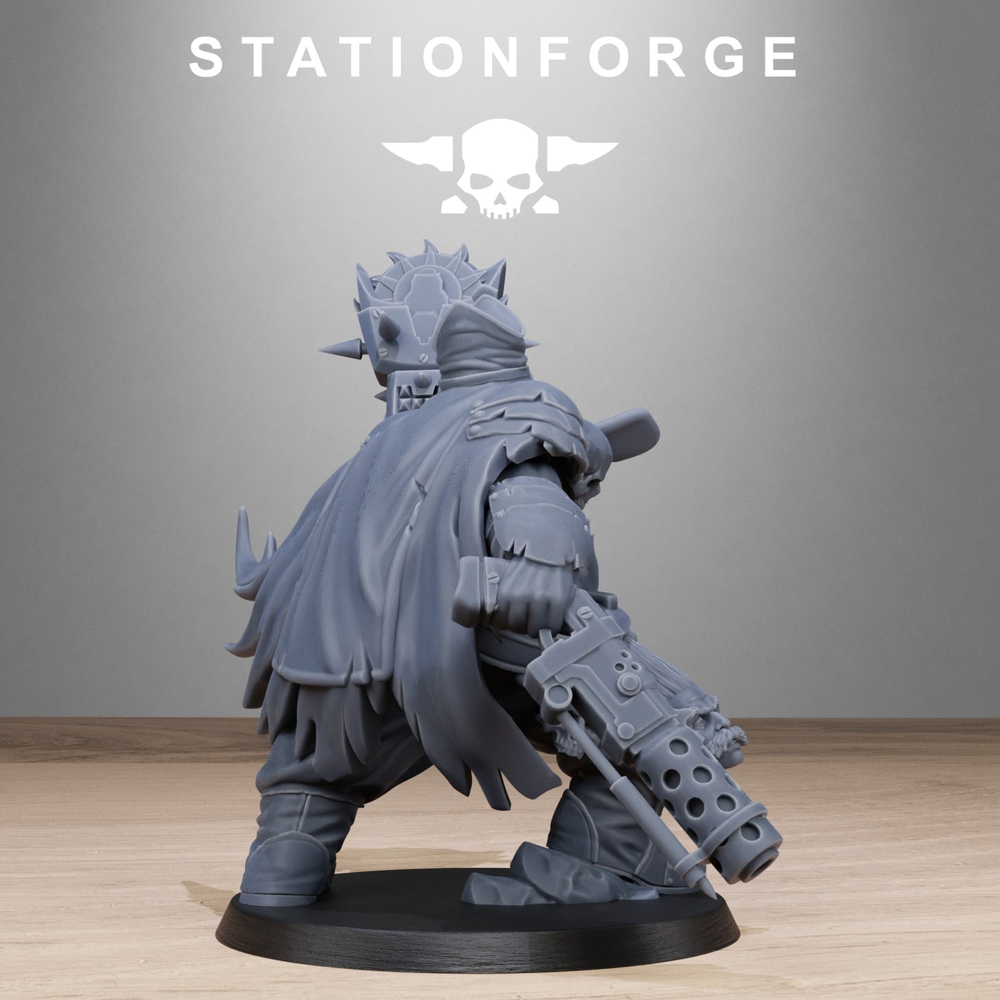 3D Printed Corrupted Guard Unholy Priest by StationForge Miniatures