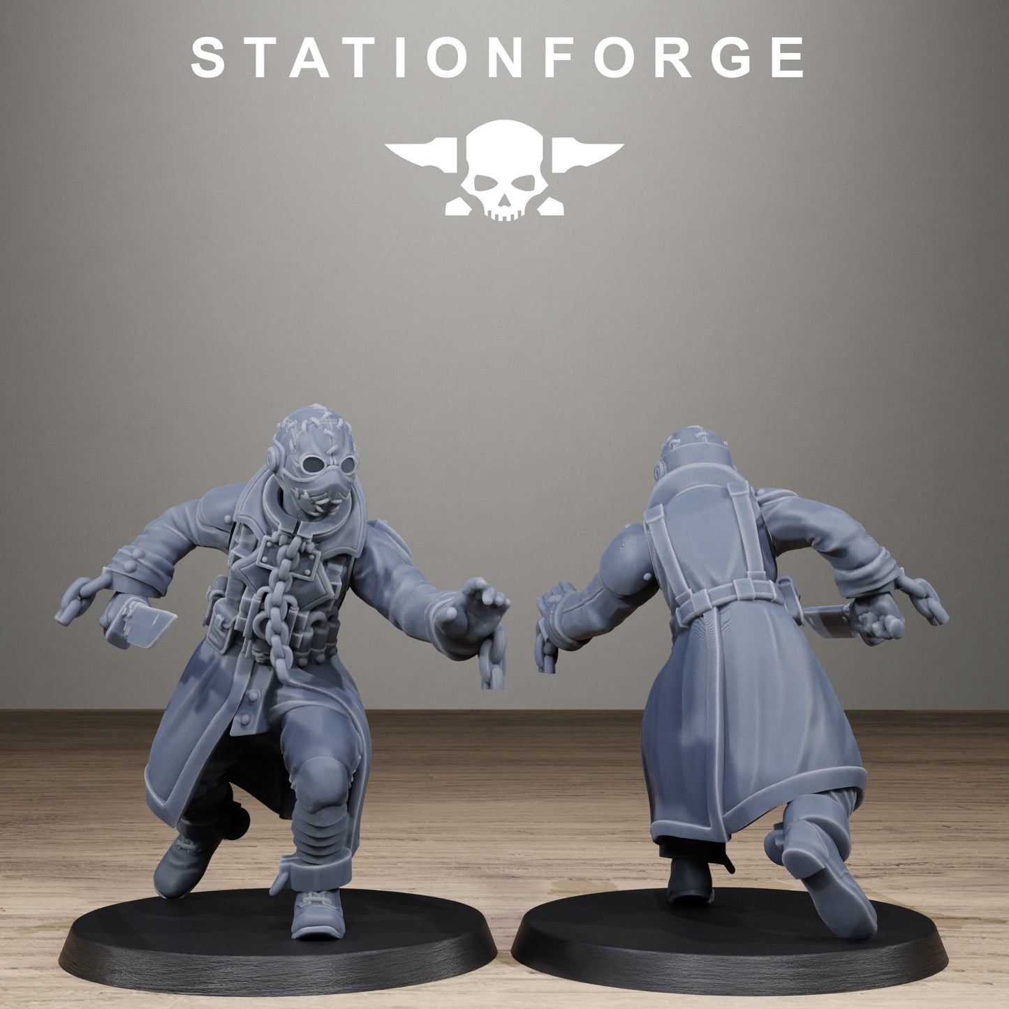 3D Printed GrimGuard Prisoners by StationForge Miniatures
