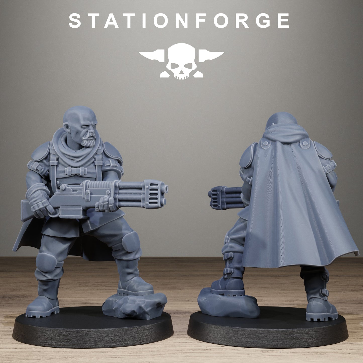 3D Printed FreeGuard Siege Infantry by StationForge Miniatures