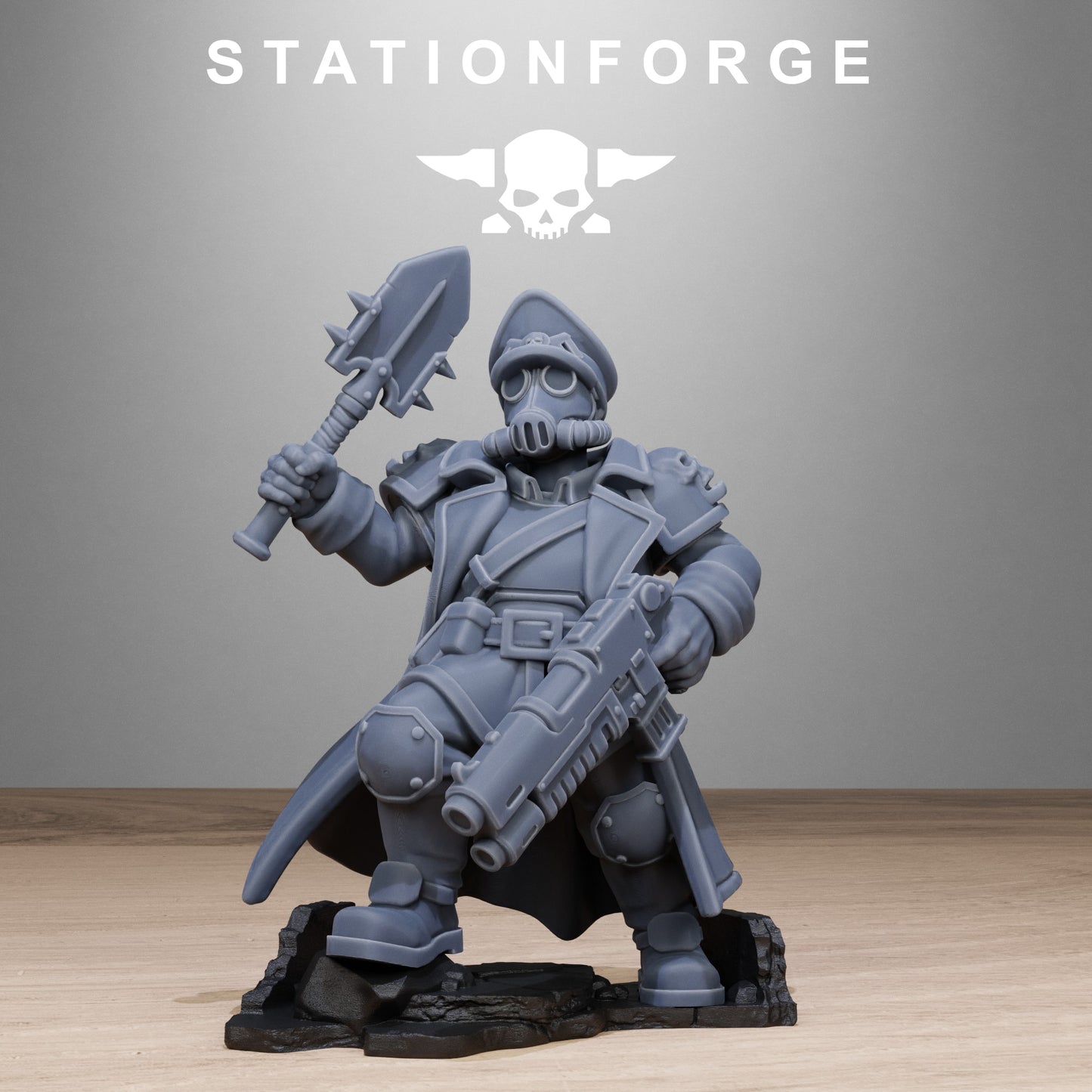 3D Printed GrimGuard Lieutenants by StationForge Miniatures