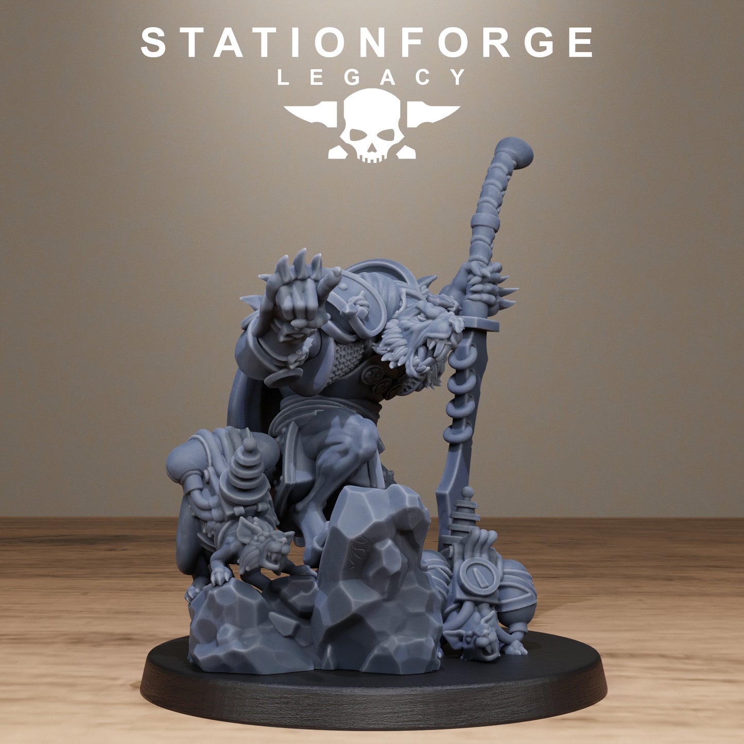 3D Printed Rotfang Master by StationForge Legacy Miniatures