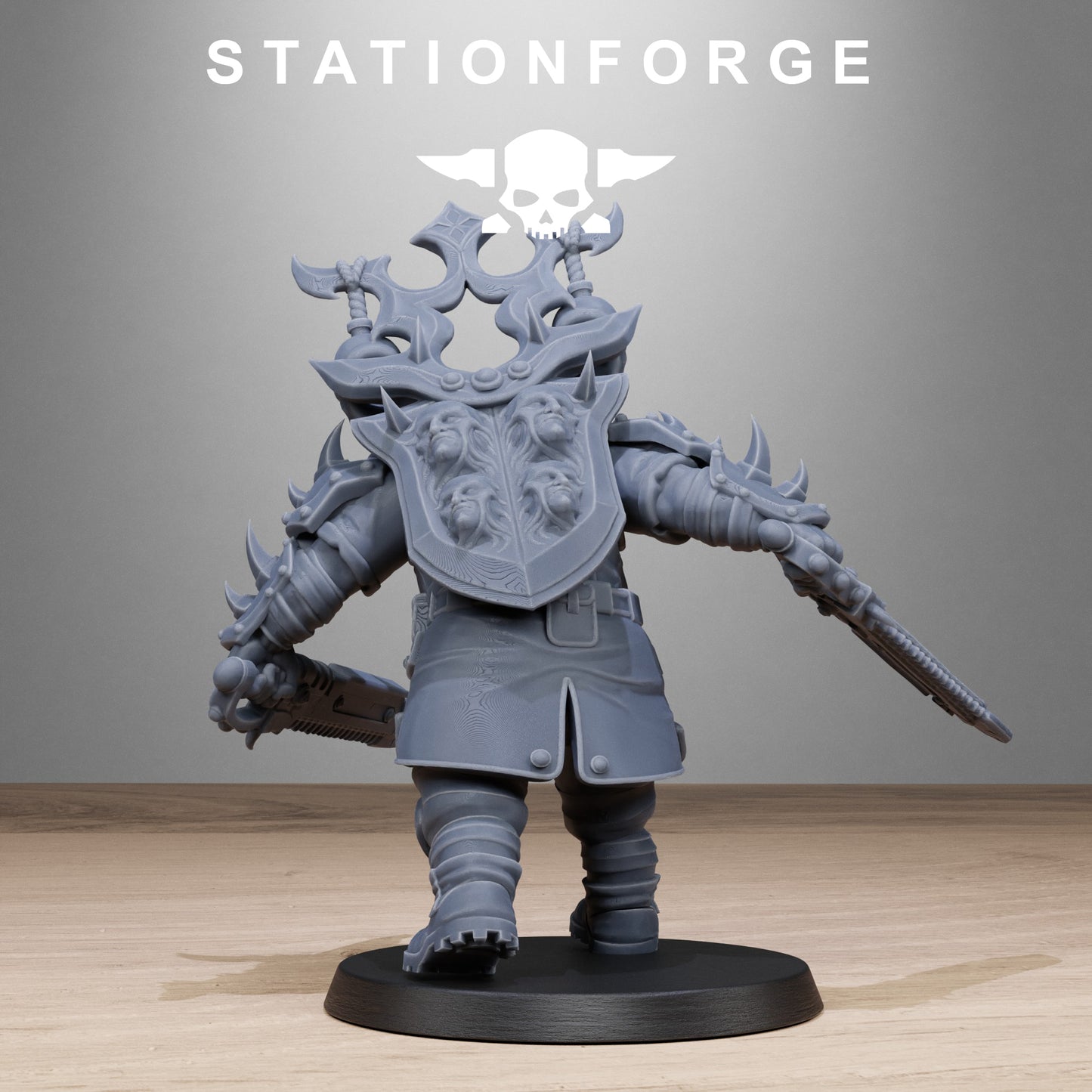 3D Printed Corrupted Guard Ogres by StationForge Miniatures