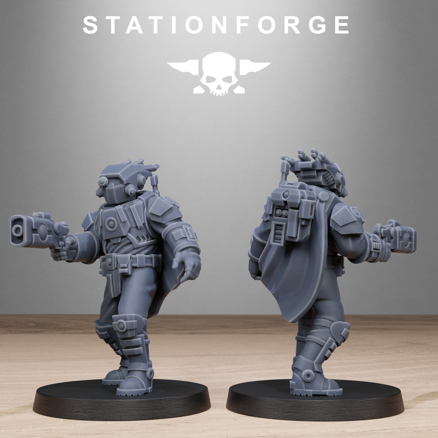 3D Printed Tarion PIstoleers by StationForge Miniatures