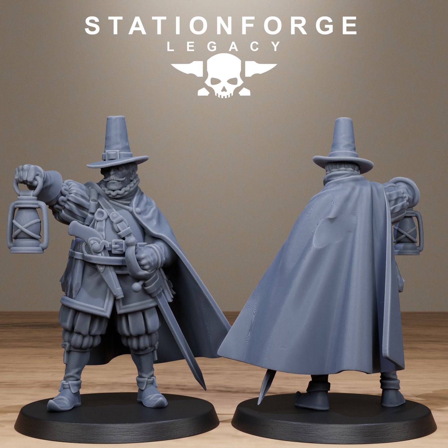 3D Printed Thorncrest Witch Hunters by StationForge Miniatures