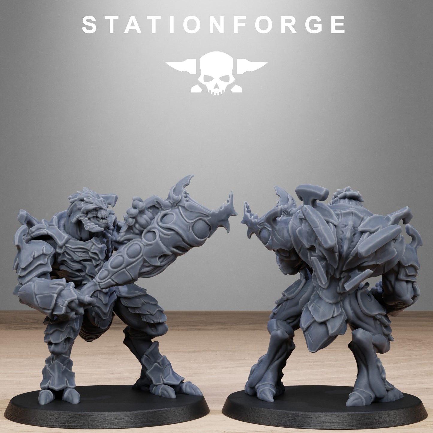 3D Printed Xenarid Warriors x10 by StationForge Miniatures