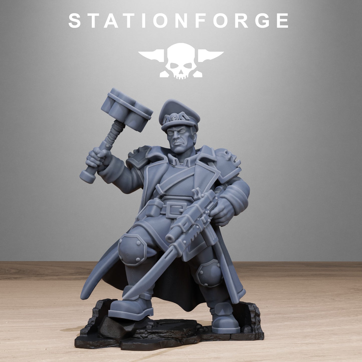 3D Printed GrimGuard Lieutenants by StationForge Miniatures