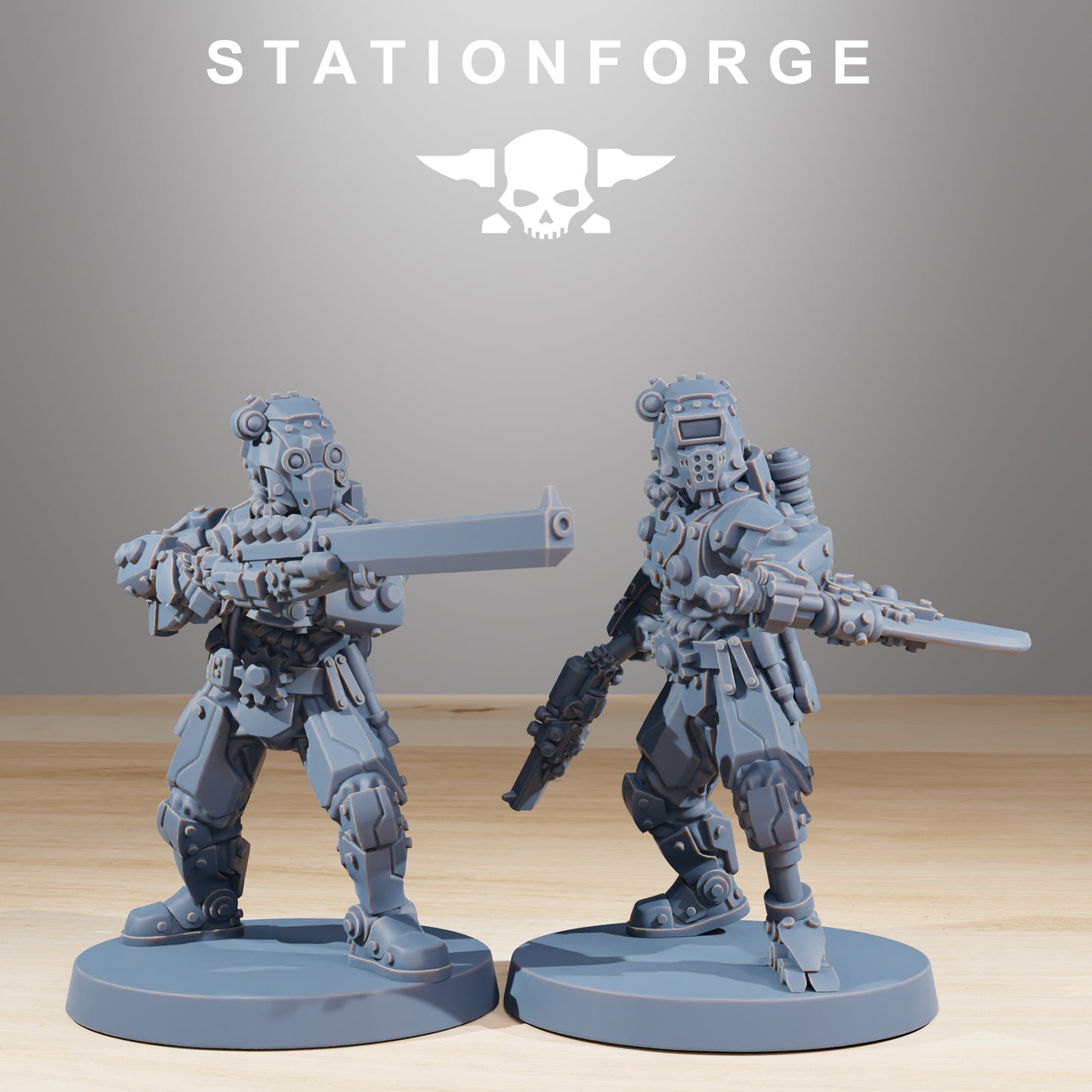 3D Printed Scavenger Security Patrol by StationForge Miniatures