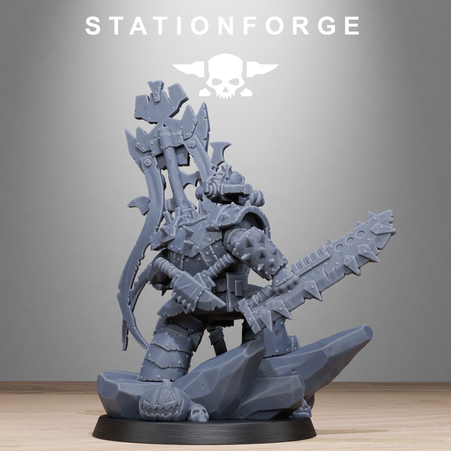 3D Printed Orkaz Boo Basher by StationForge Miniatures