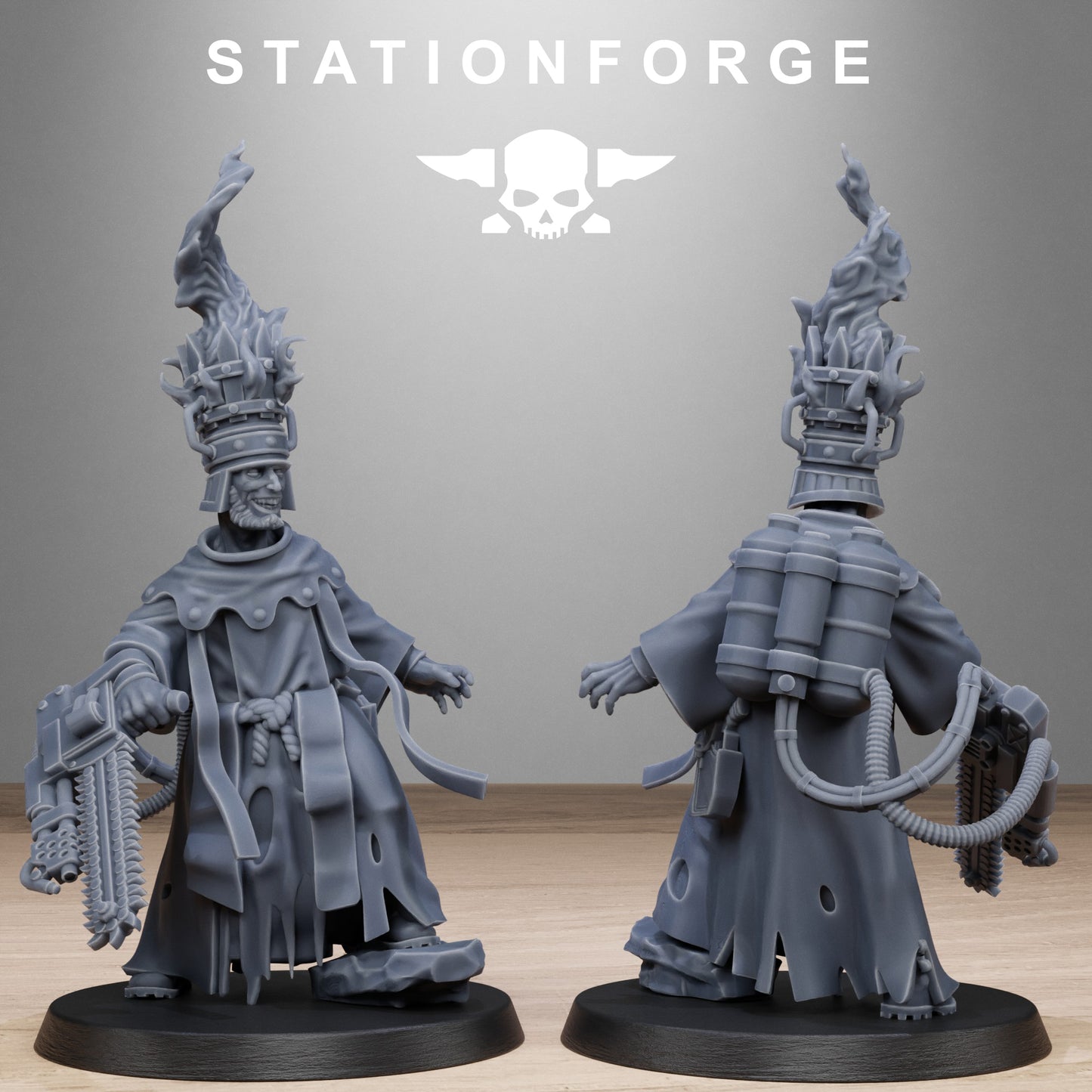 3D Printed GrimCorp Firers by StationForge Miniatures