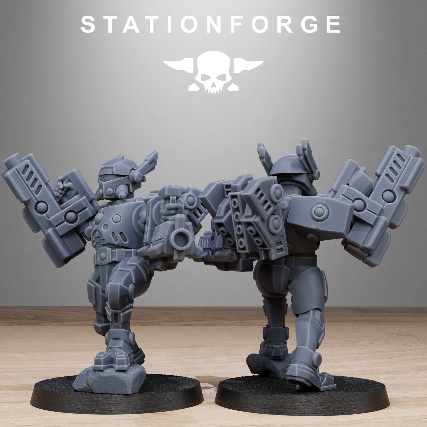 3D Printed Tarion Heavies x10 by StationForge Miniatures