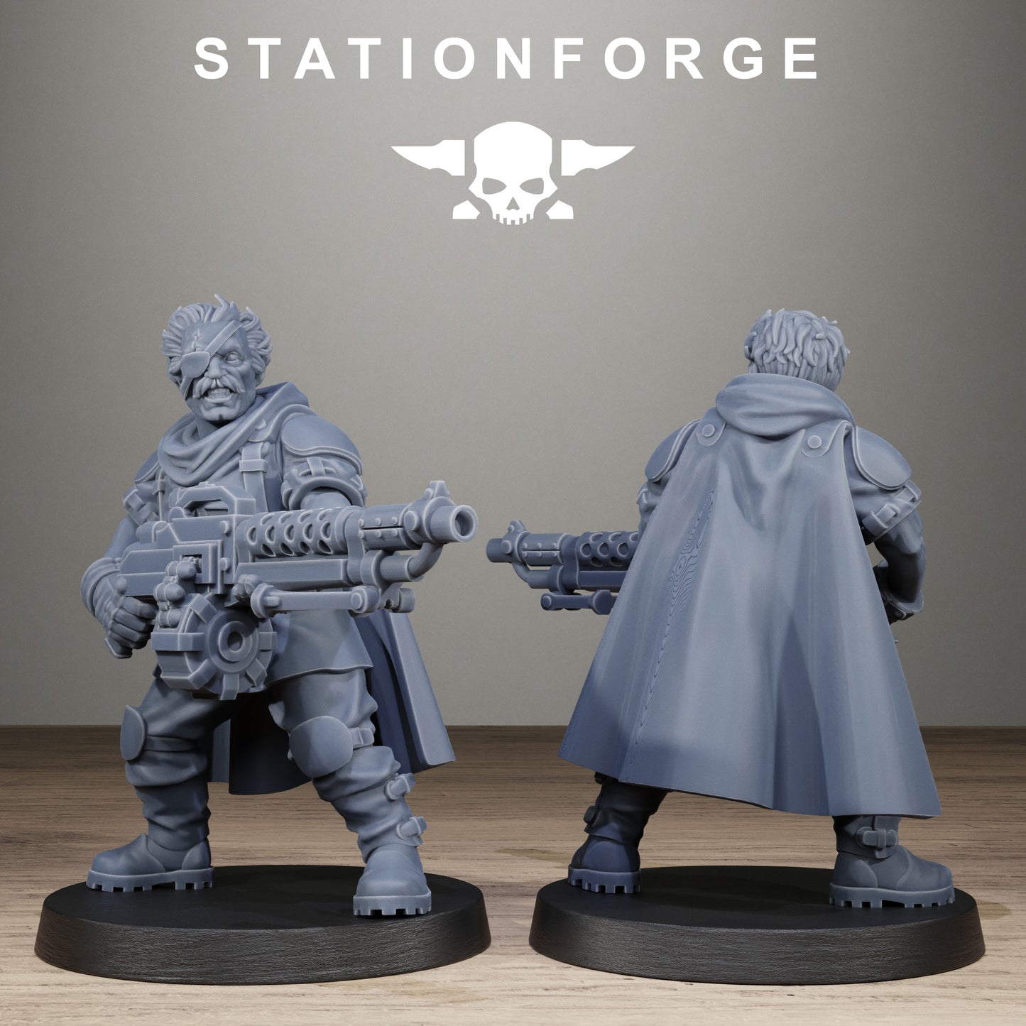 3D Printed FreeGuard Siege Infantry by StationForge Miniatures
