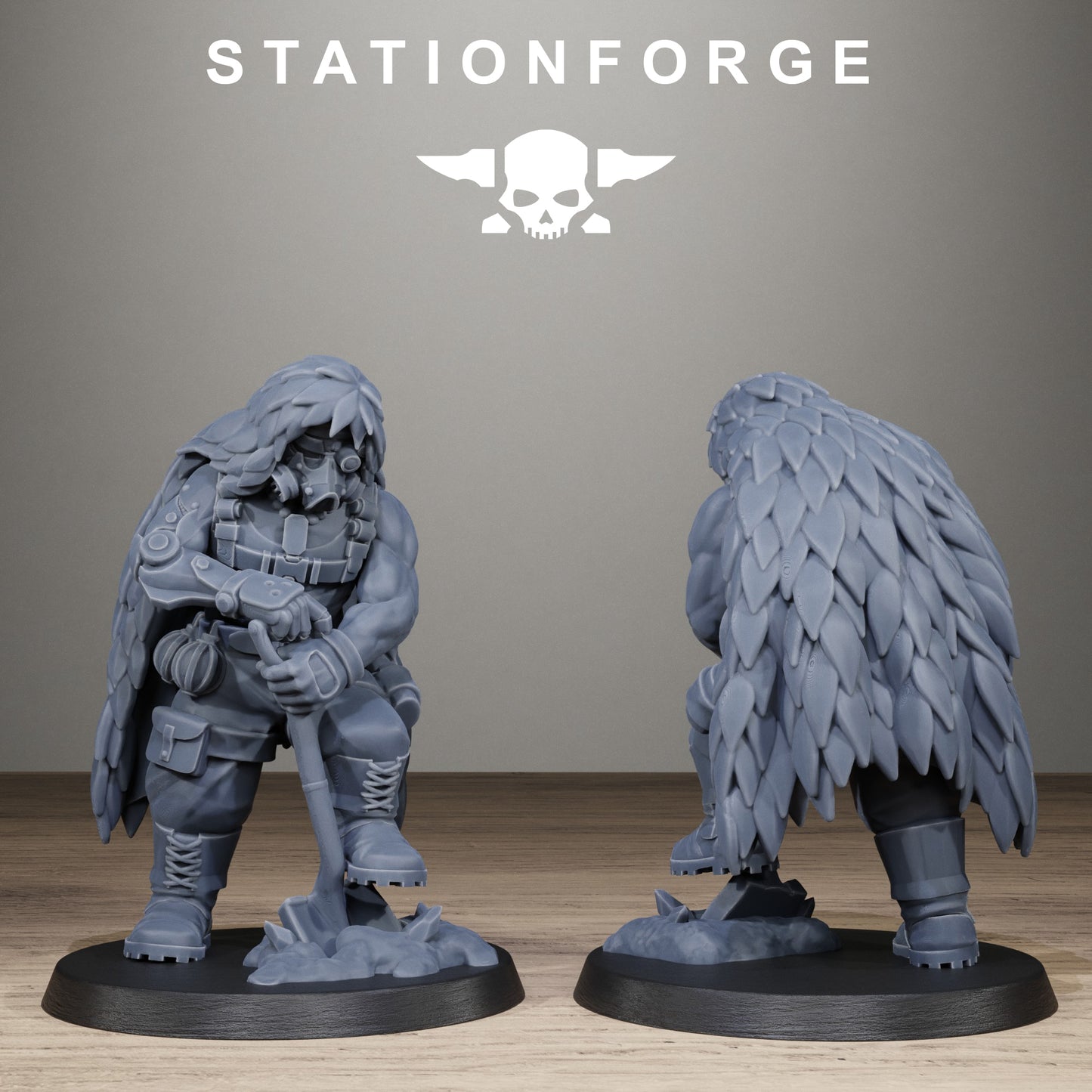3D Printed GrimGuard Jungle Snipers by StationForge Miniatures