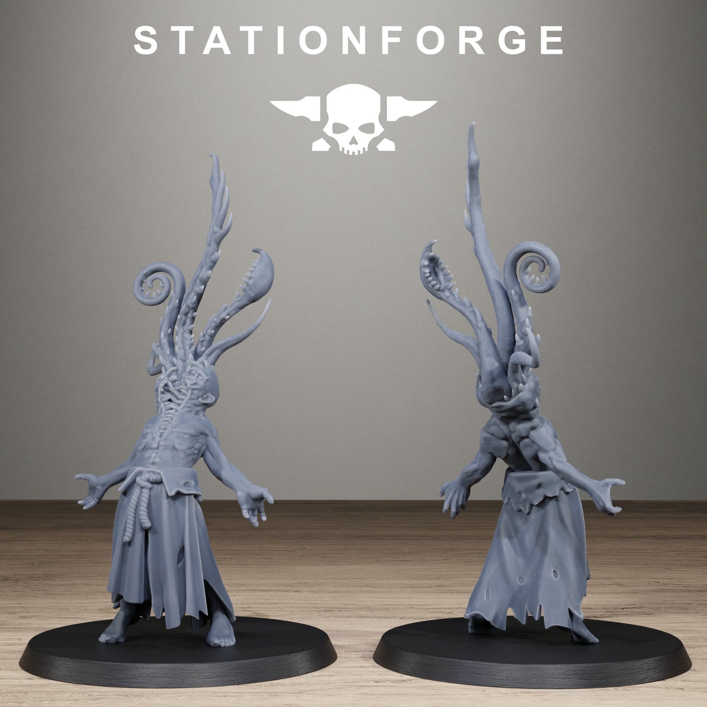 3D Printed Corrupted Guard Demon Possessed by StationForge Miniatures