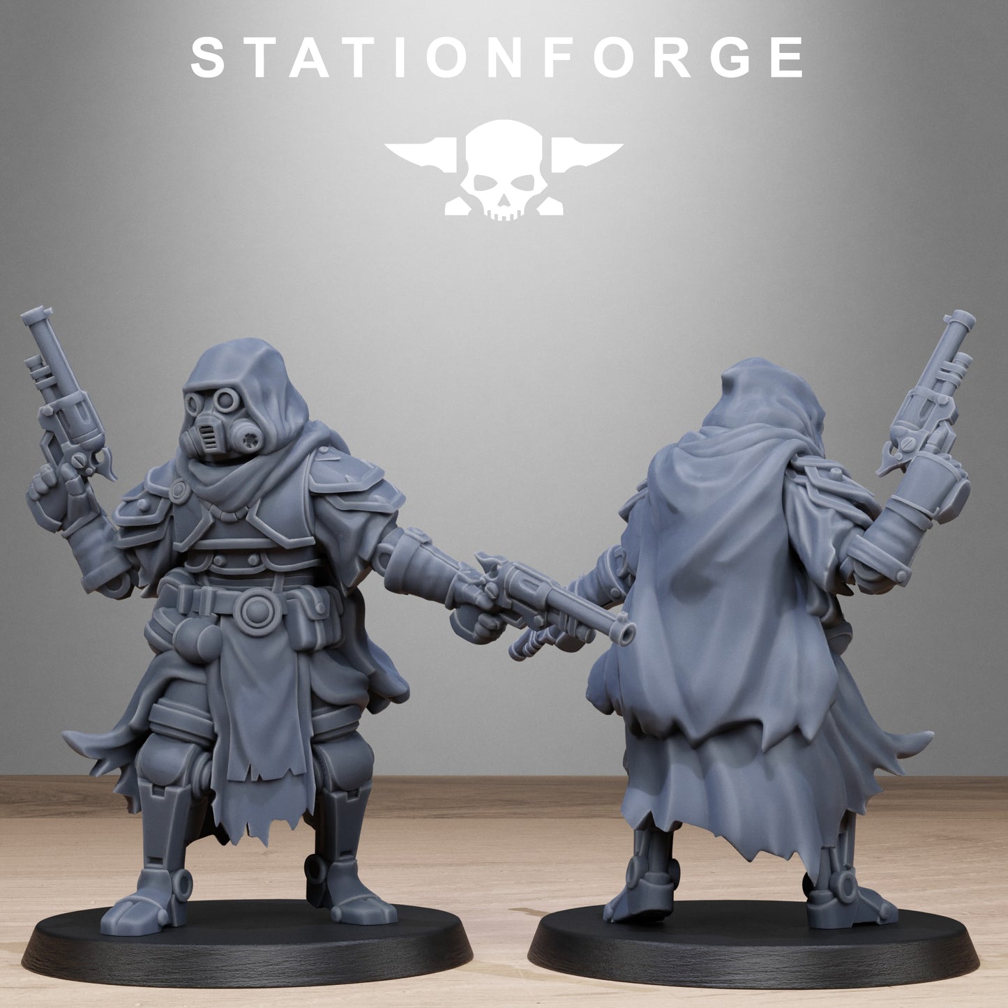 3D Printed Scavenger Tech Magicians x10 by StationForge Miniatures