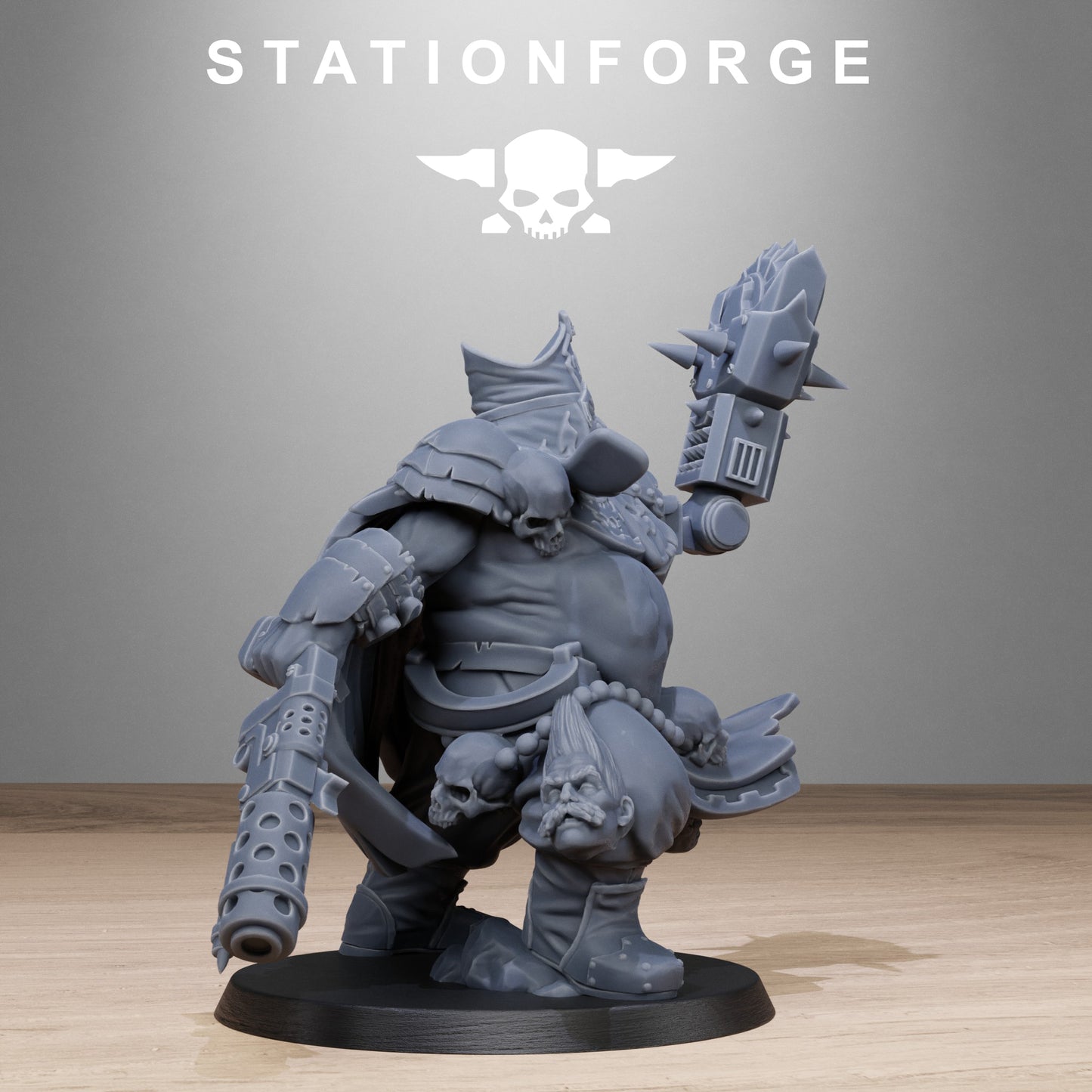 3D Printed Corrupted Guard Unholy Priest by StationForge Miniatures