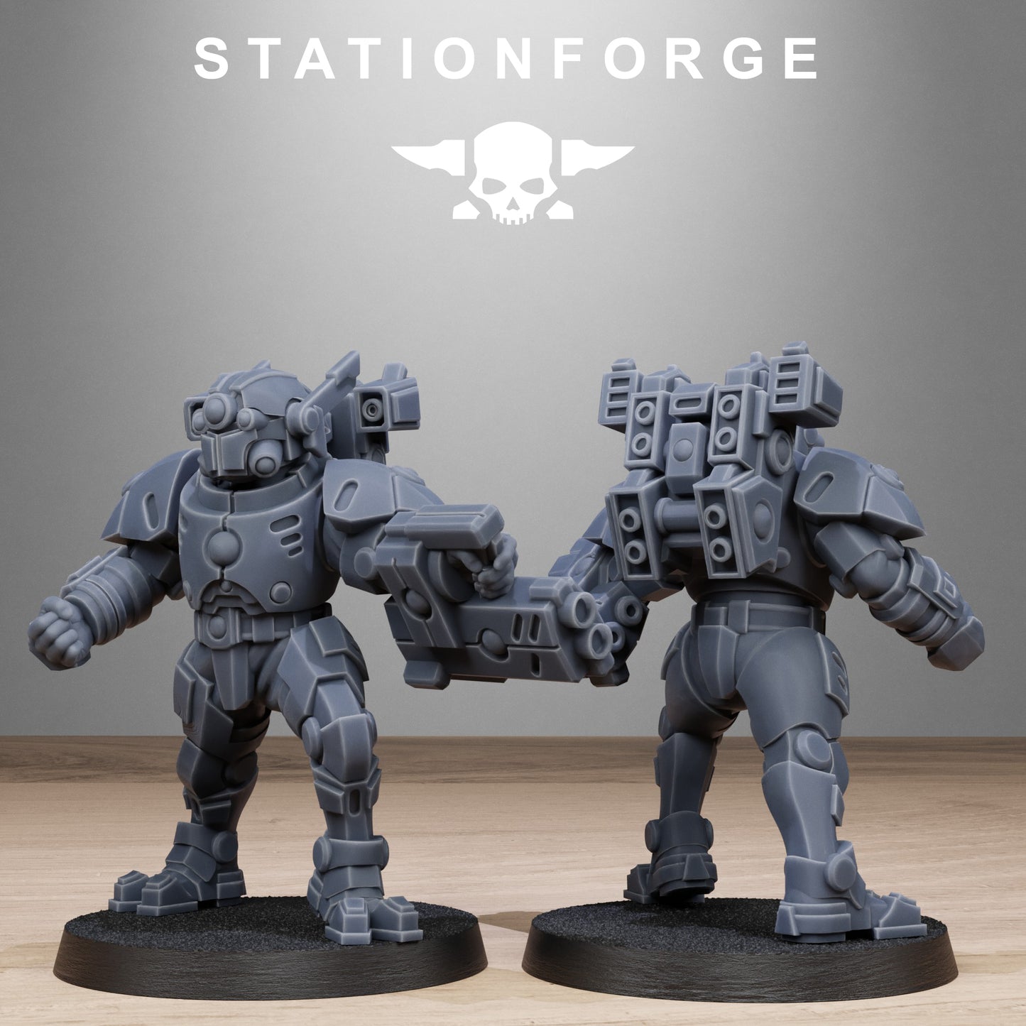 3D Printed Tarion Heavies x10 by StationForge Miniatures